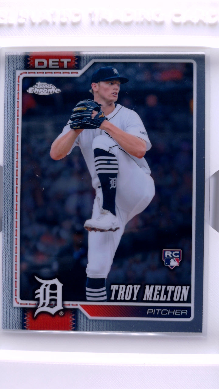 2026 Topps Chrome Baseball Troy Melton #202 RC — Front