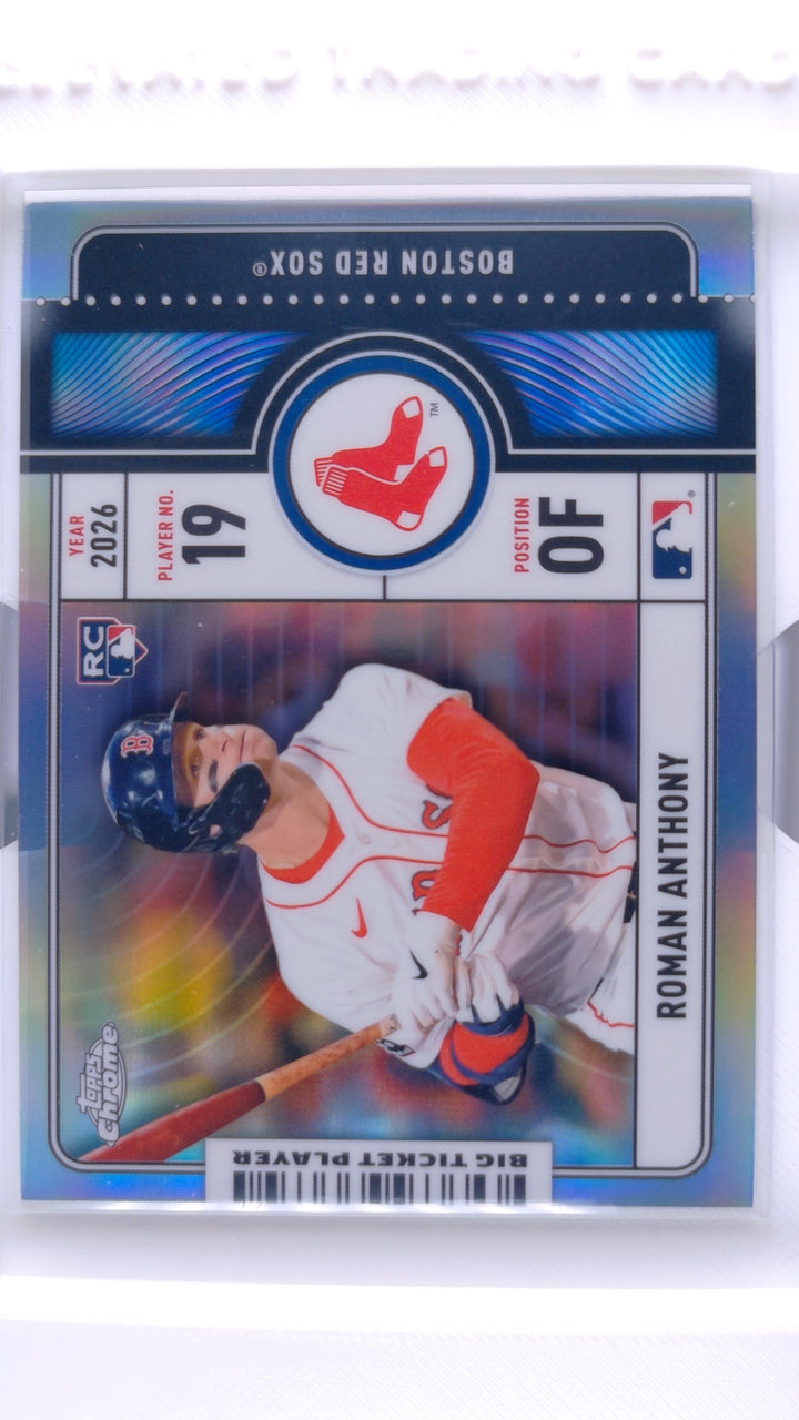 2026 Topps Chrome Baseball Roman Anthony #BTP-23 Big Ticket Players RC — Front