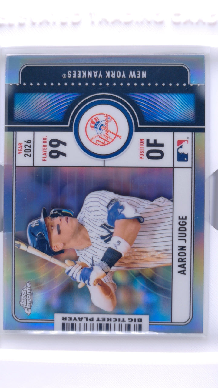 2026 Topps Chrome Baseball Aaron Judge #BTP-18 Big Ticket Players — Front