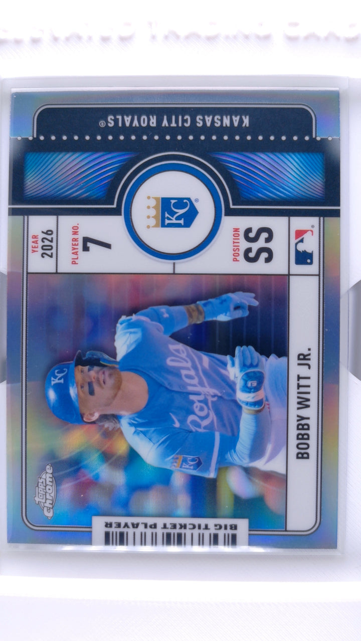 2026 Topps Chrome Baseball Bobby Witt Jr. #BTP-16 Big Ticket Players — Front