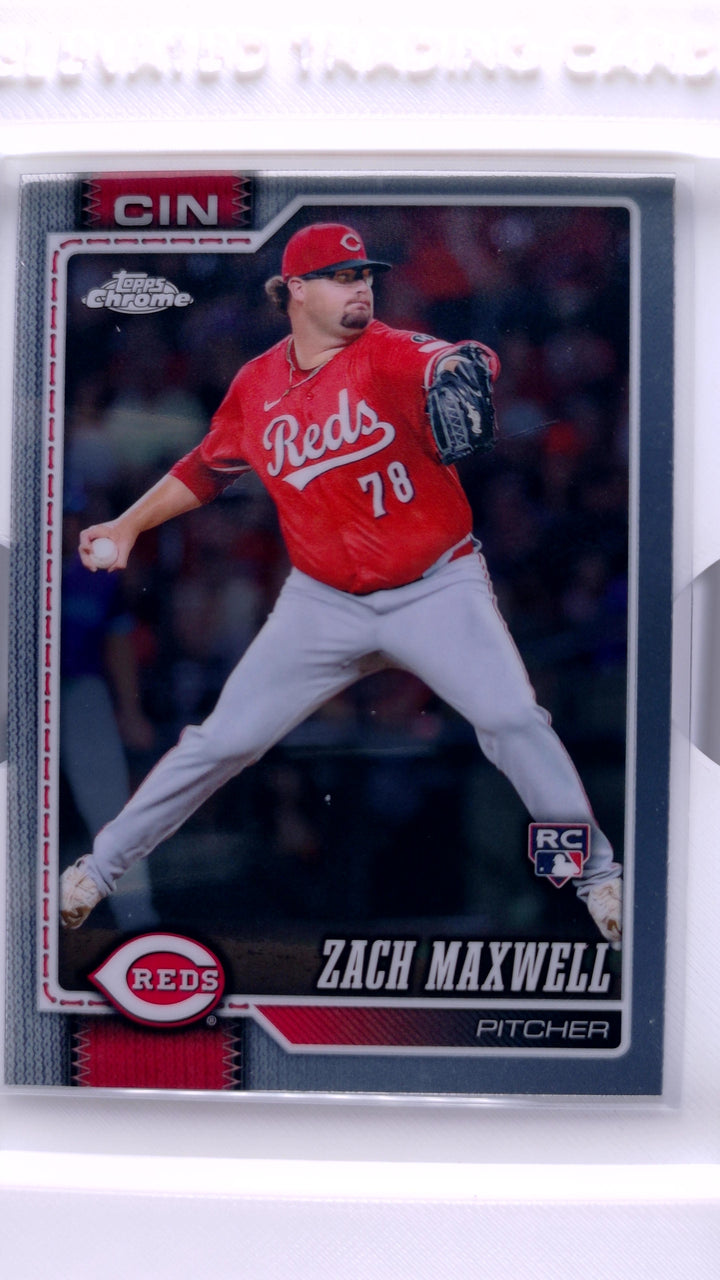 2026 Topps Chrome Baseball Zach Maxwell #143 RC — Front