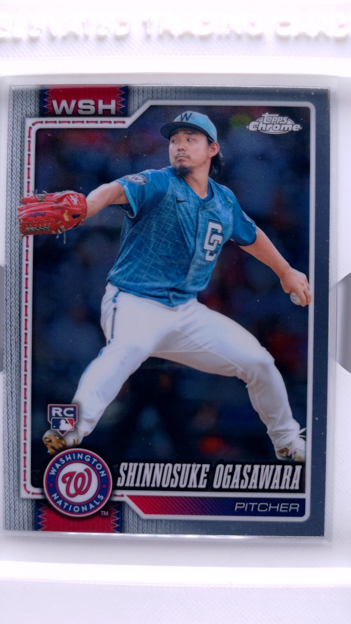 2026 Topps Chrome Baseball Shinnosuke Ogasawara #64 RC — Front