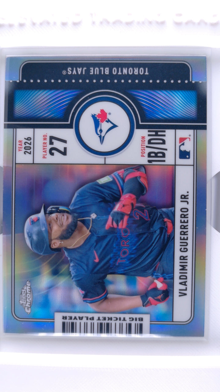 2026 Topps Chrome Baseball Vladimir Guerrero Jr. #BTP-17 Big Ticket Players — Front