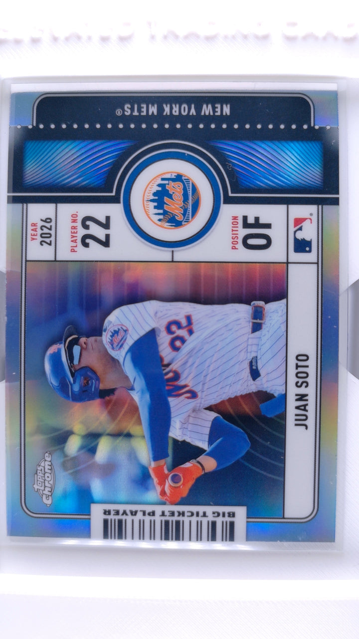 2026 Topps Chrome Baseball Juan Soto #BTP-11 Big Ticket Players — Front