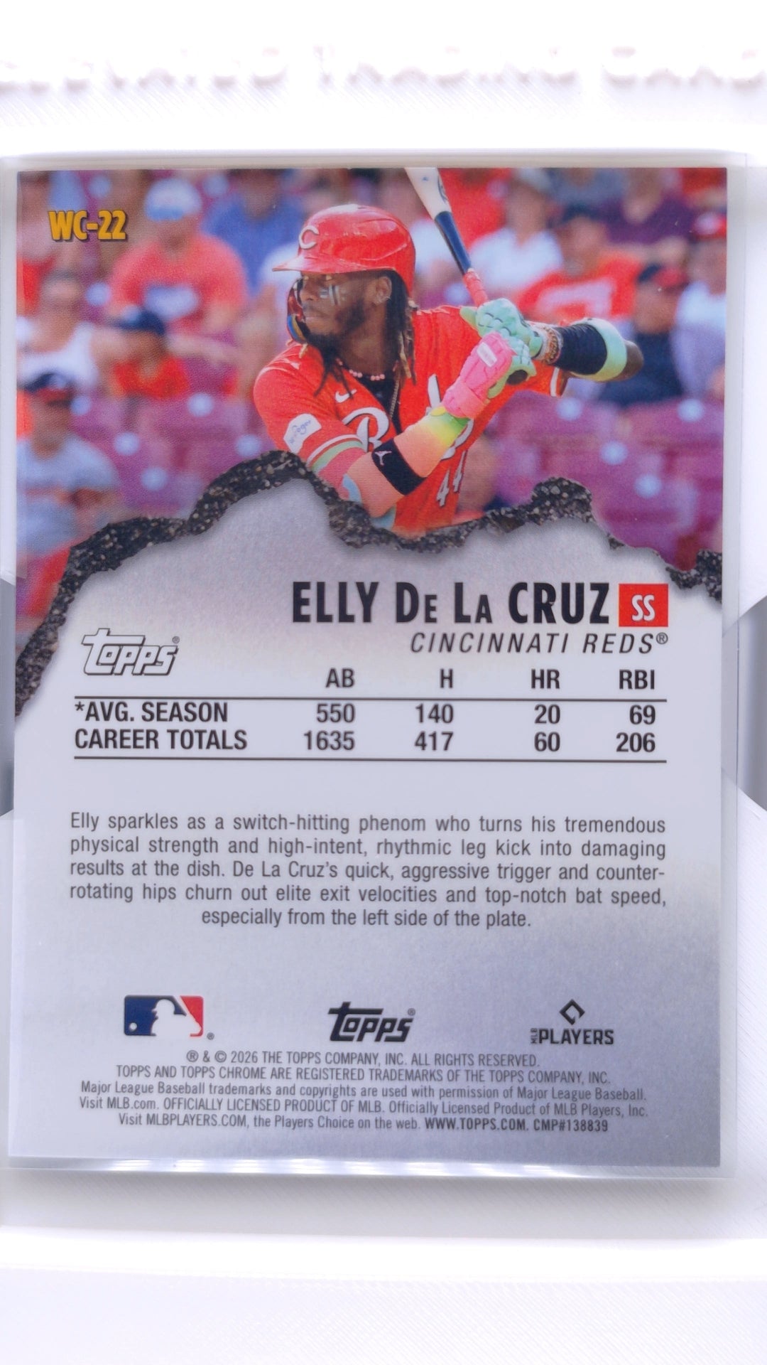 #WC-22 Elly De La Cruz Wrecking Crew - back