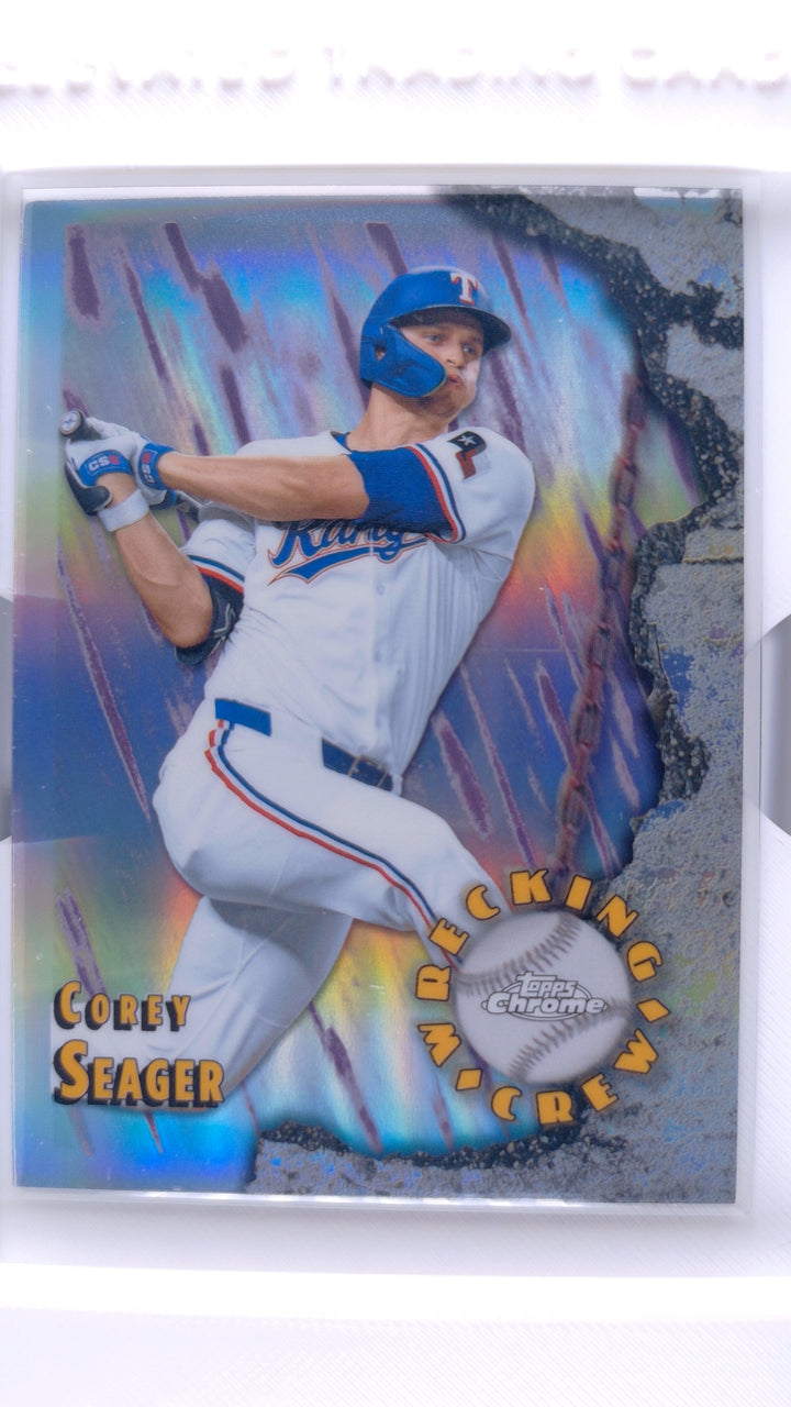 2026 Topps Chrome Baseball Corey Seager #WC-16 Wrecking Crew — Front