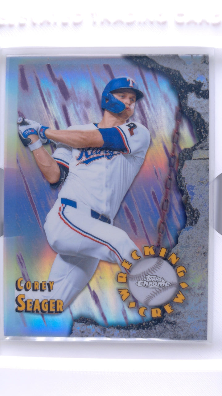 2026 Topps Chrome Baseball Corey Seager #WC-16 Wrecking Crew — Front