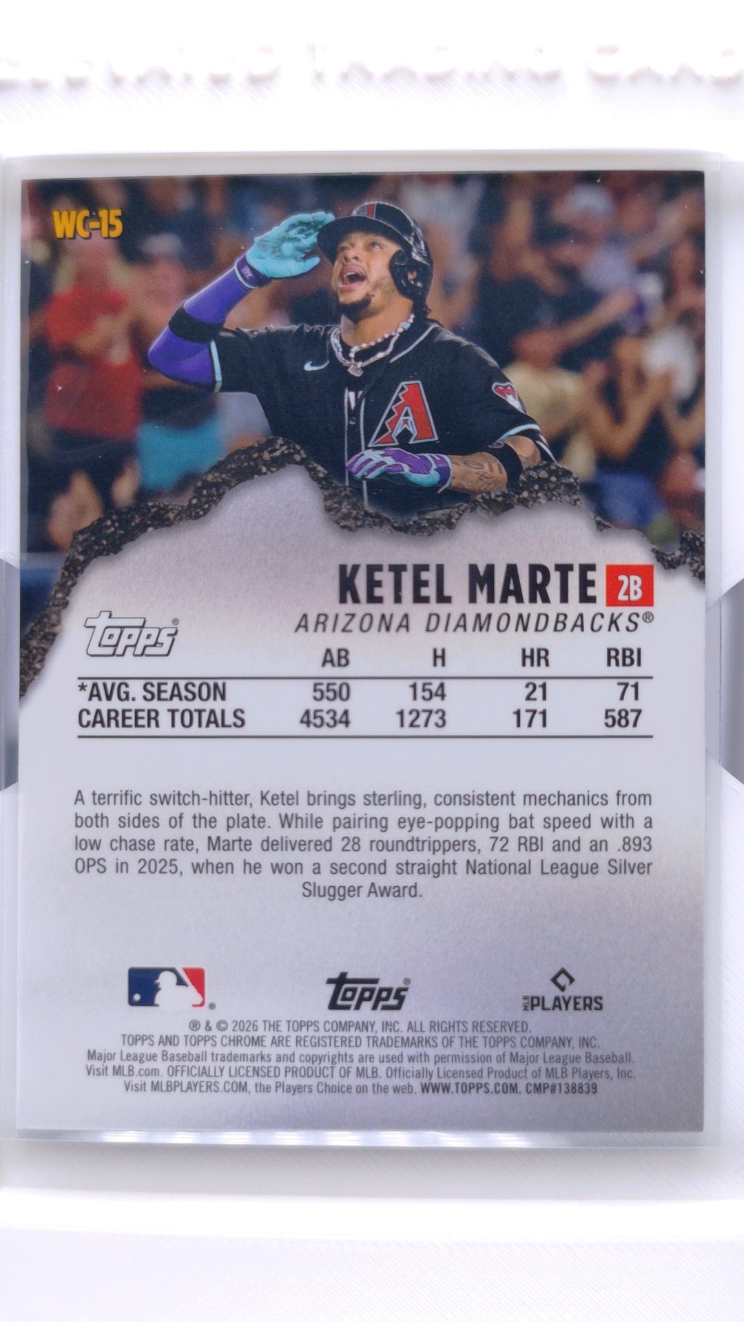 #WC-15 Ketel Marte Wrecking Crew - back