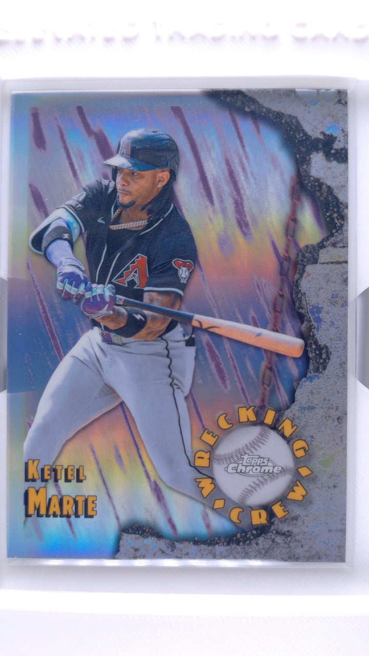 2026 Topps Chrome Baseball Ketel Marte #WC-15 Wrecking Crew — Front