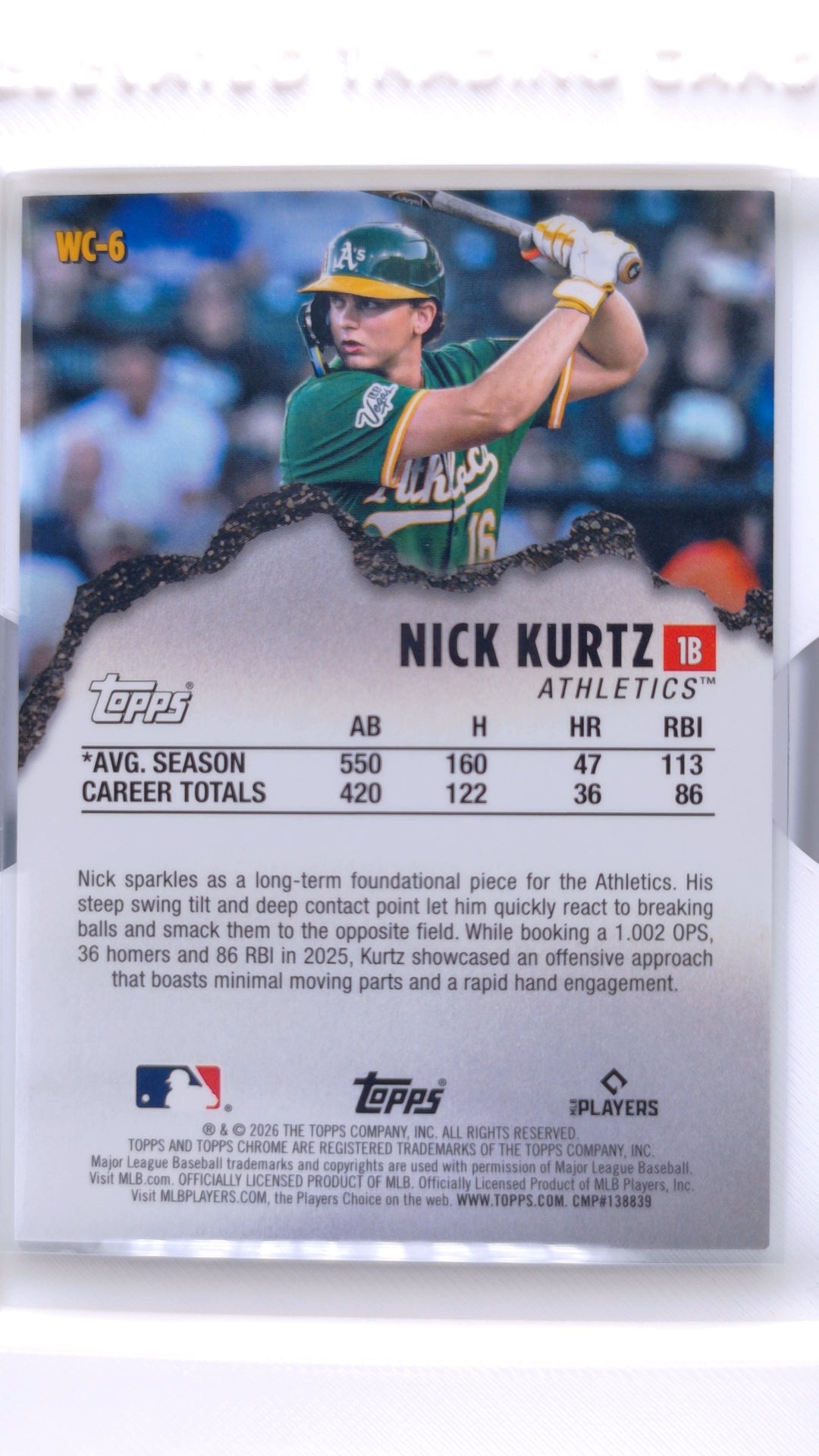 #WC-6 Nick Kurtz Wrecking Crew - back