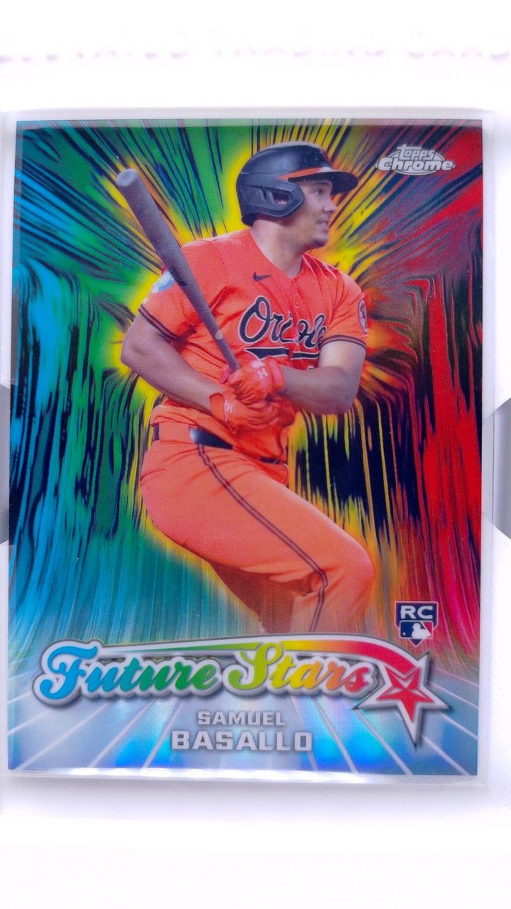 2026 Topps Chrome Baseball Samuel Basallo #FS-4 Future Stars RC — Front