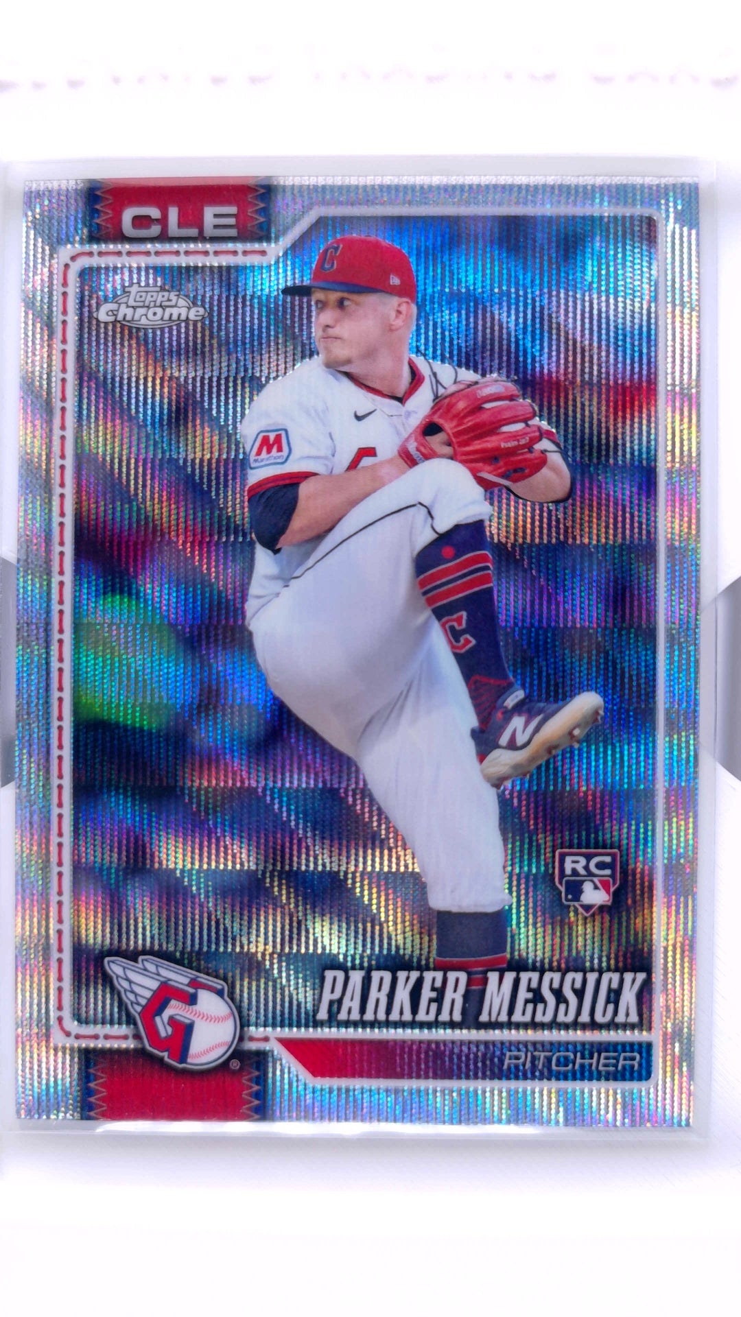 #184 Parker Messick Rookie Wave Refractor - front
