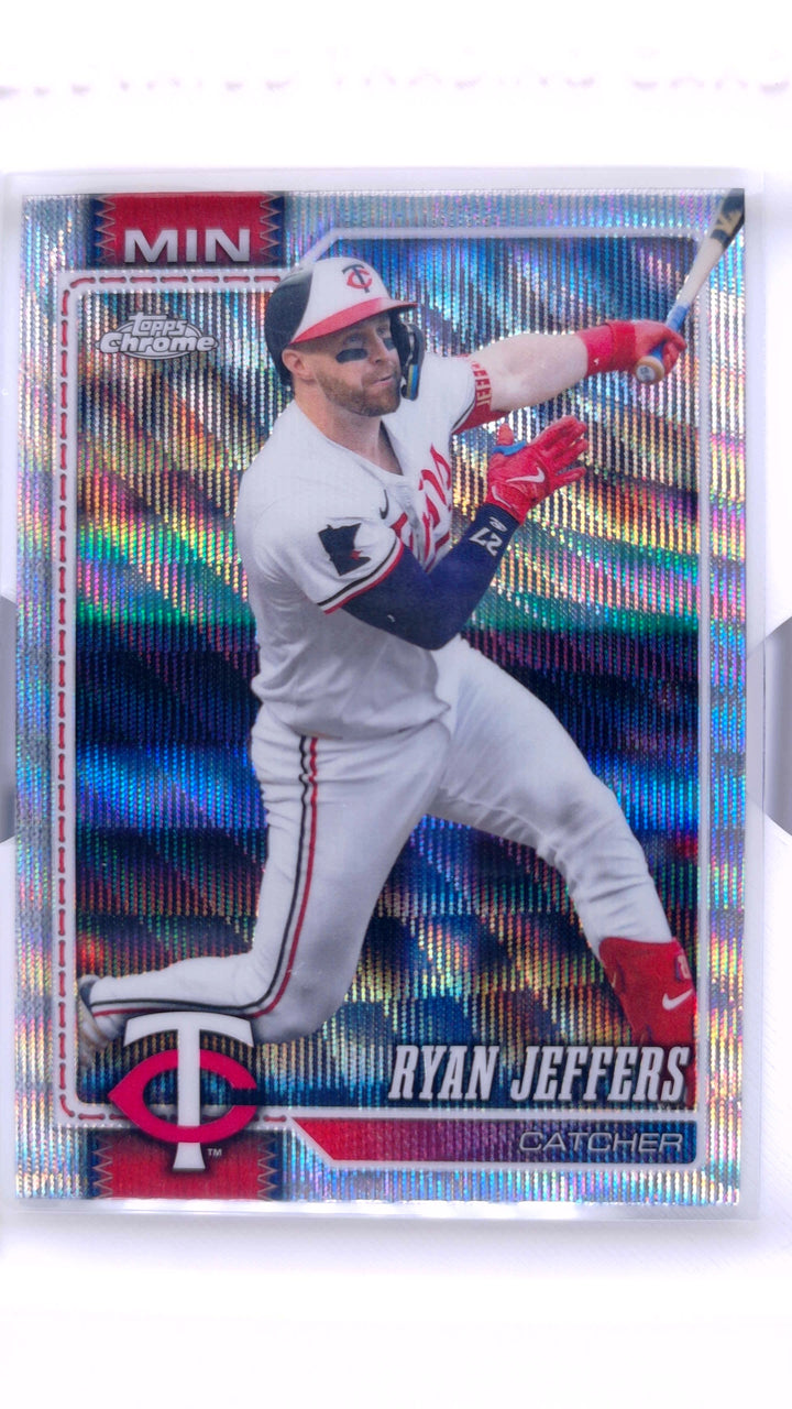 2026 Topps Chrome Baseball Ryan Jeffers #234 Wave Refractor — Front