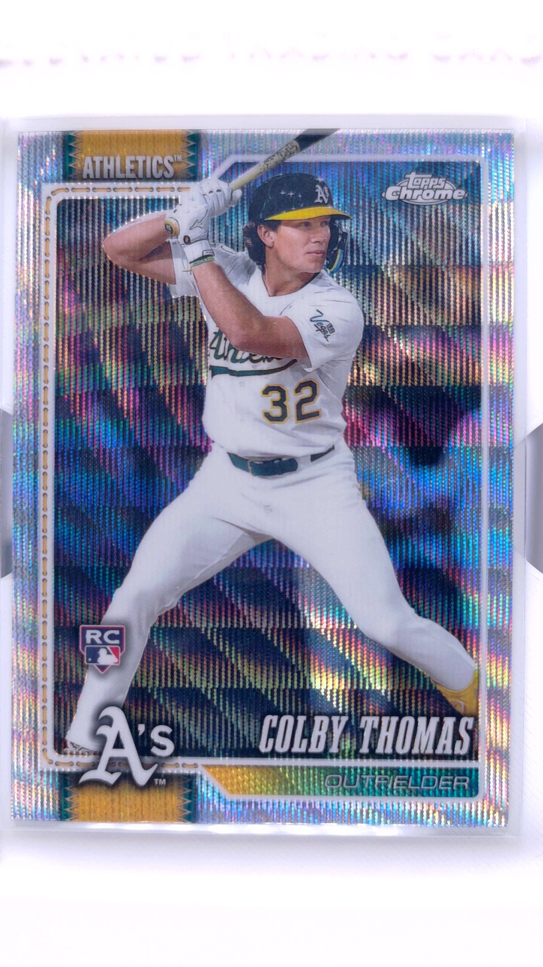 #147 Colby Thomas Rookie Wave Refractor - front