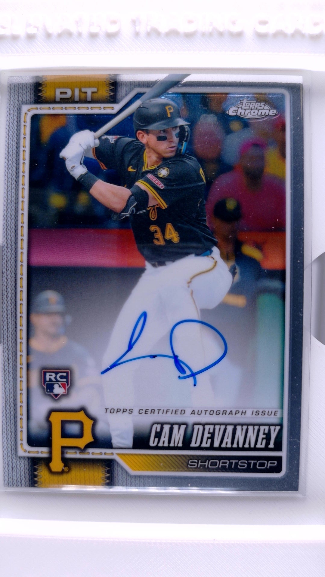 #RA-CDE Cam Devanney Rookie Rookie Autographs - front
