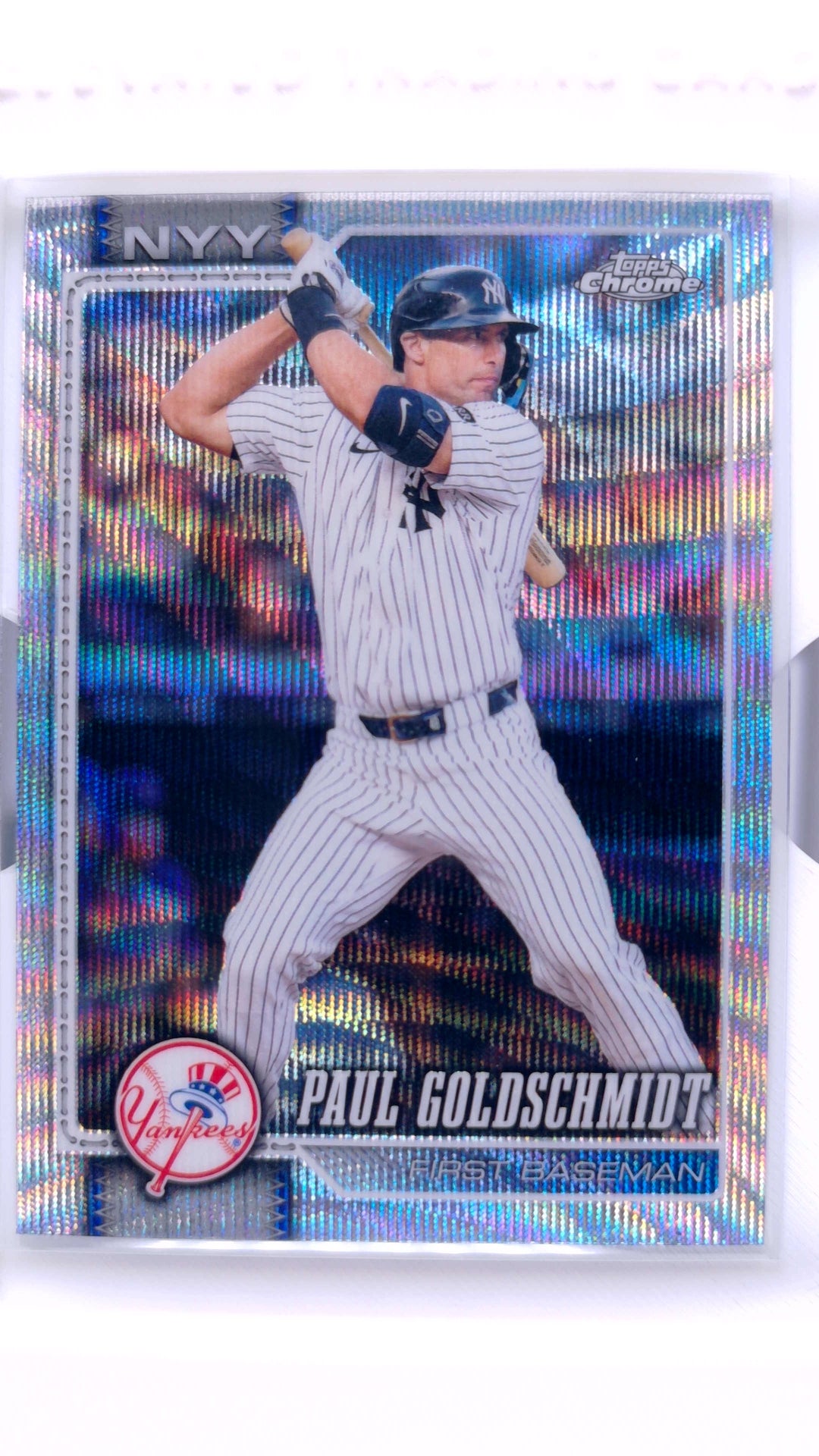 #275 Paul Goldschmidt Wave Refractor - front