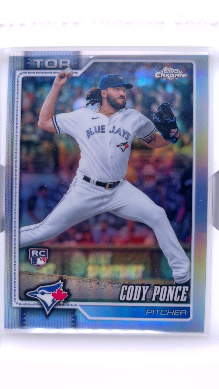 2026 Topps Chrome Baseball Cody Ponce #112 Refractor RC — Front
