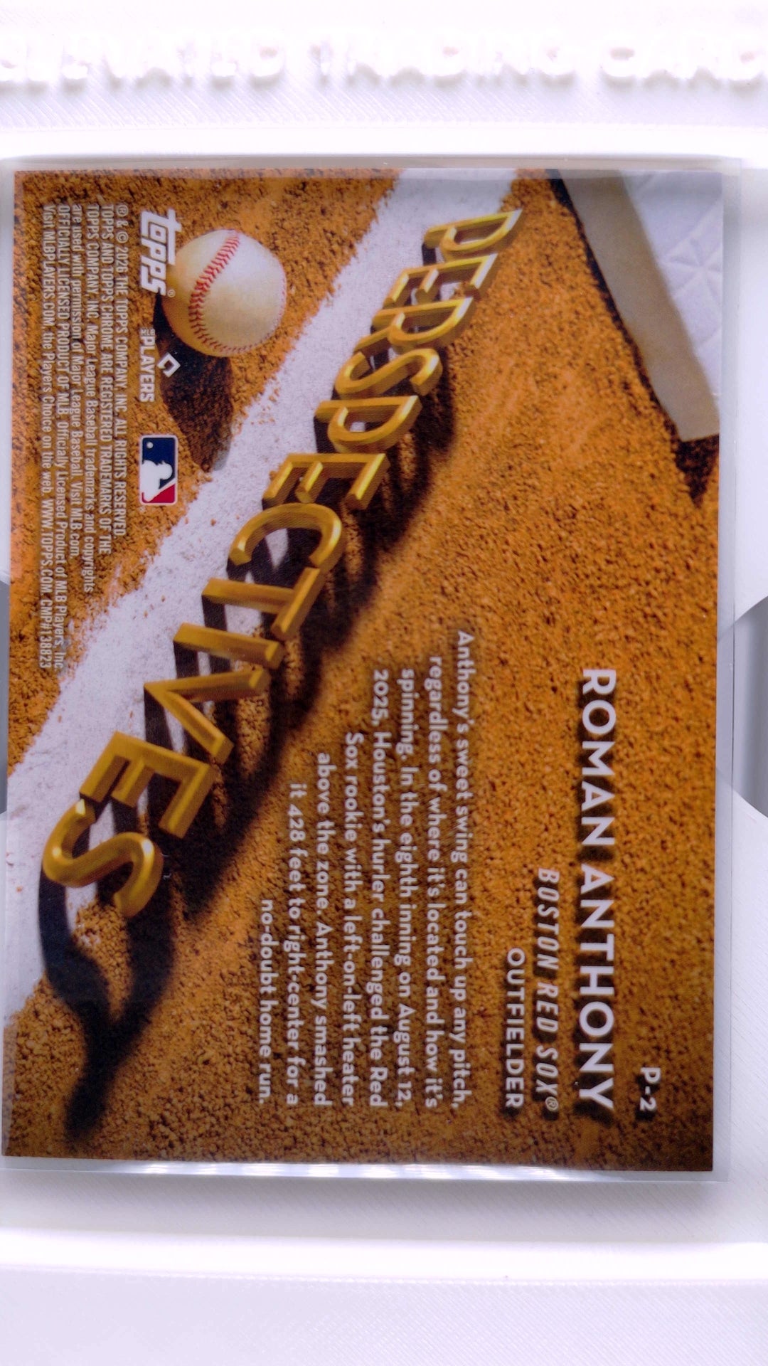 #P-2 Roman Anthony Rookie Perspectives - back