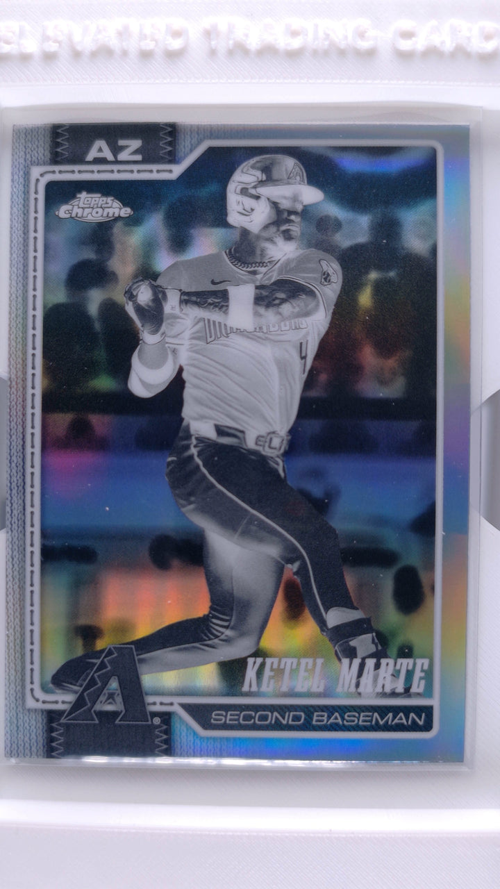 2026 Topps Chrome Baseball Ketel Marte #99 Negative Refractor — Front