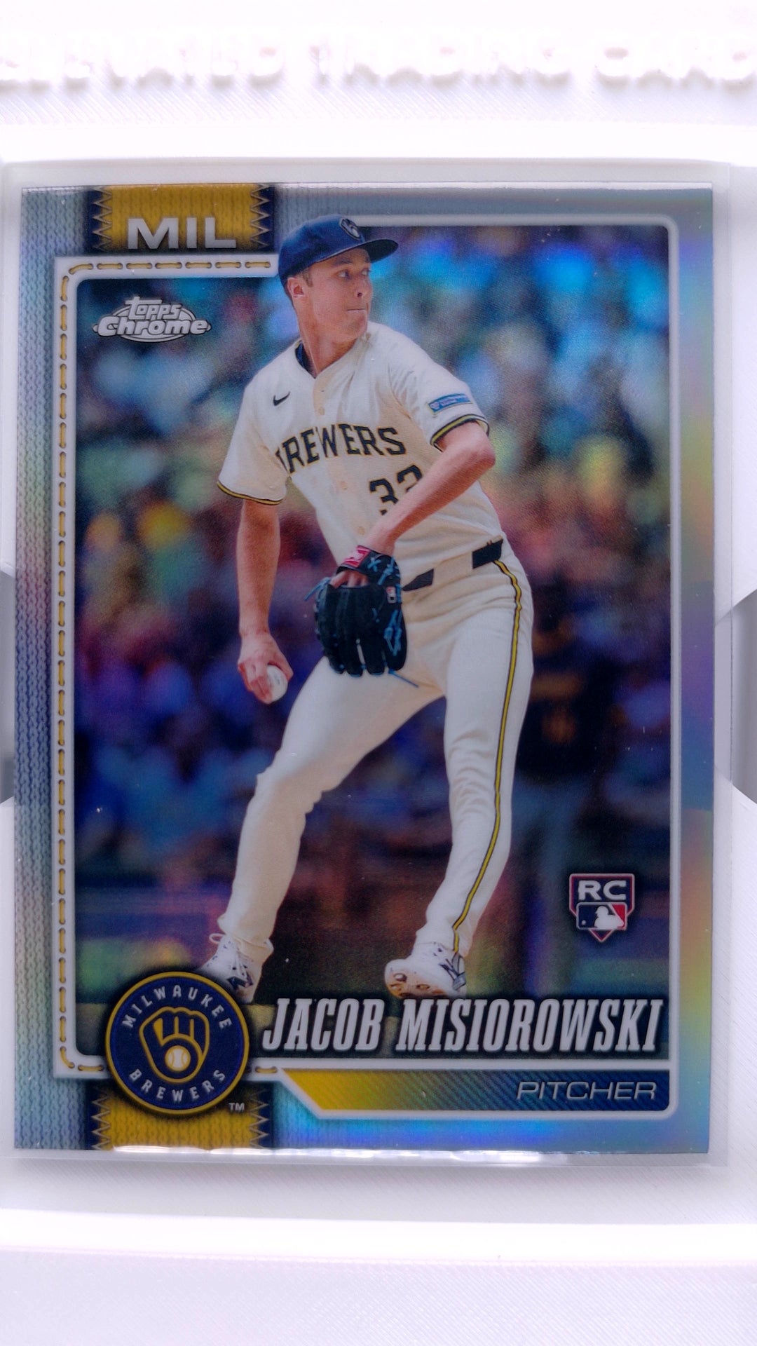 #196 Jacob Misiorowski Rookie Refractor - front