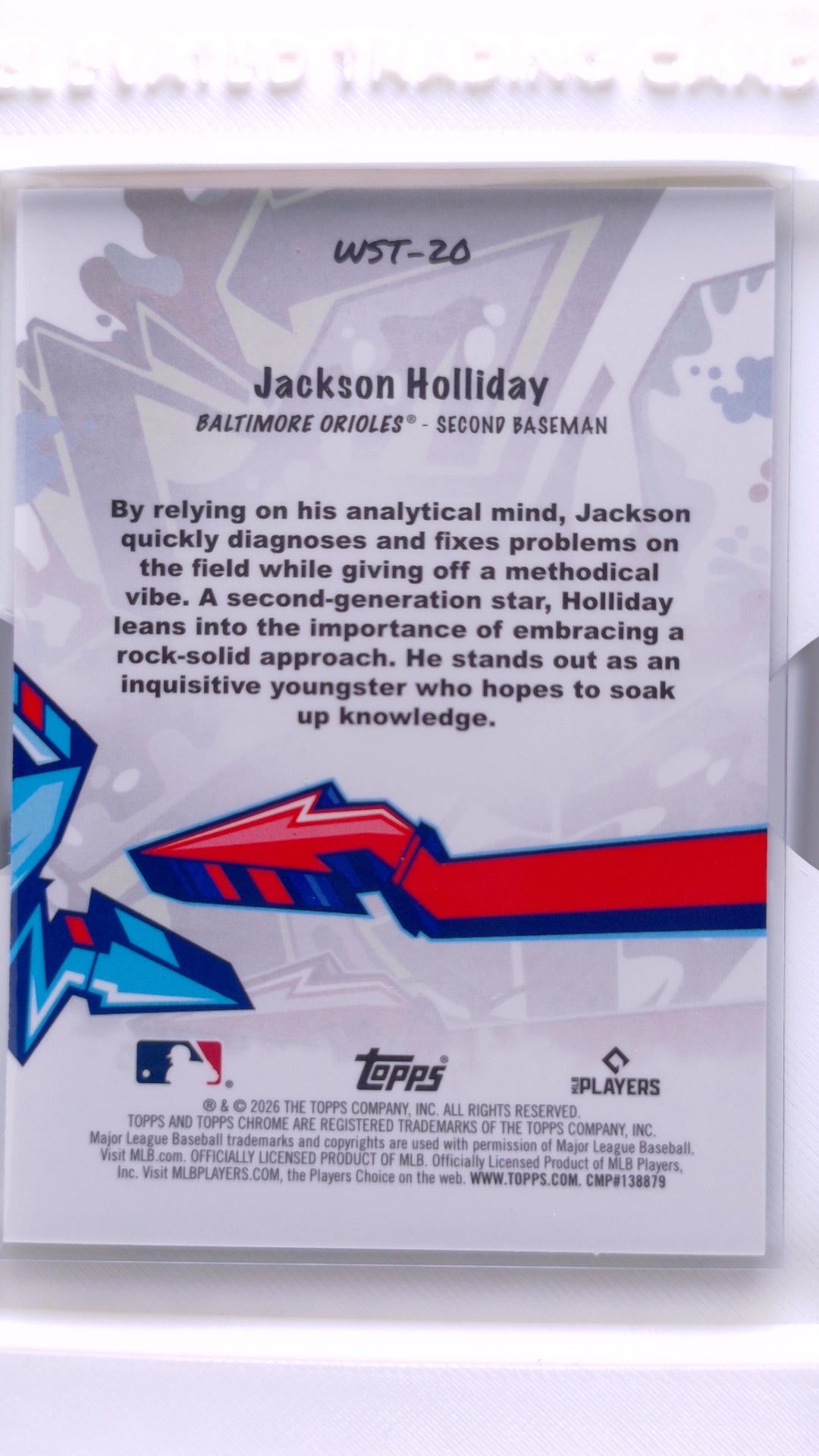 #WST-20 Jackson Holliday Wild Style - back