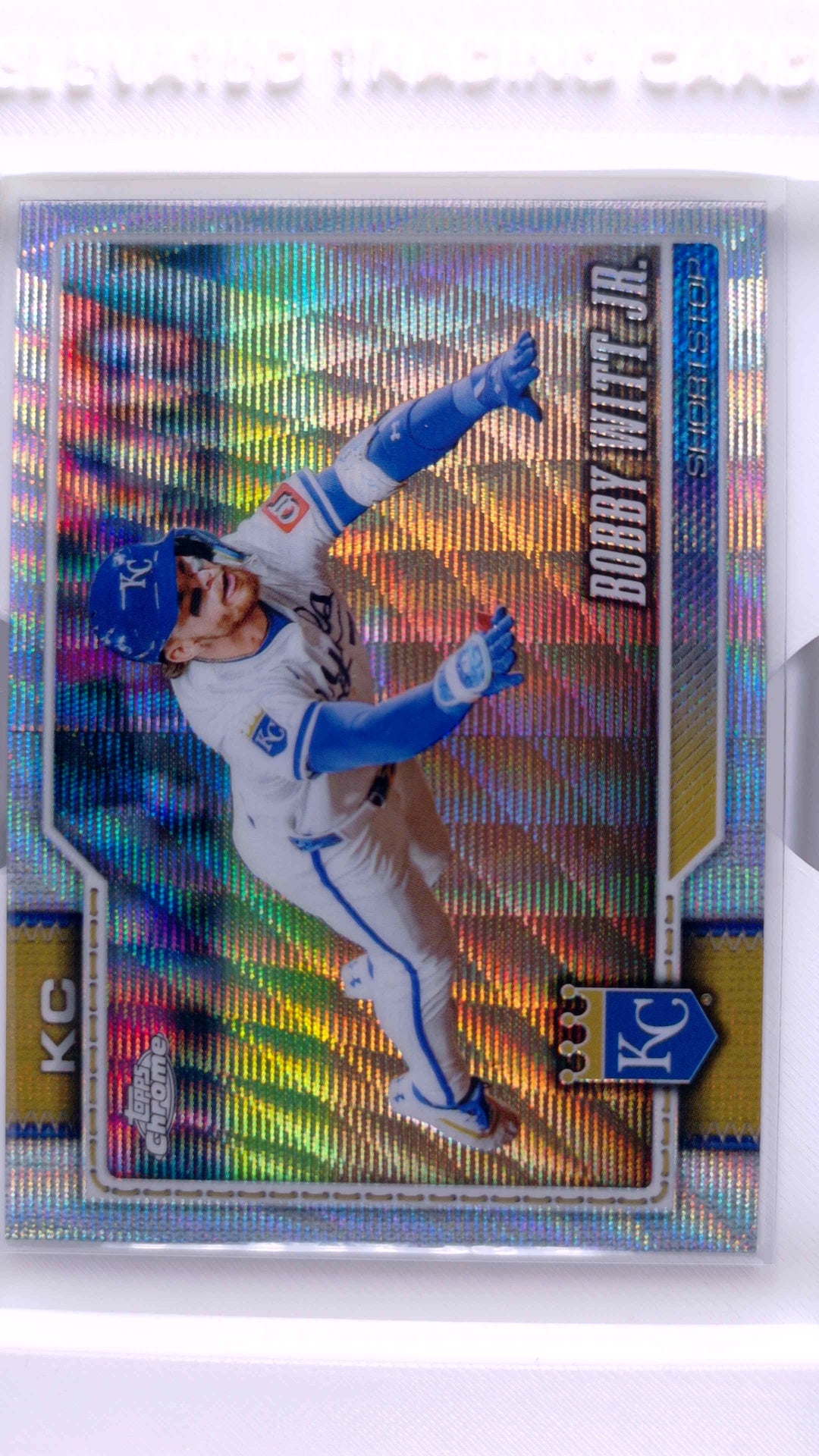 #12 Bobby Witt Jr. Wave Refractor - front