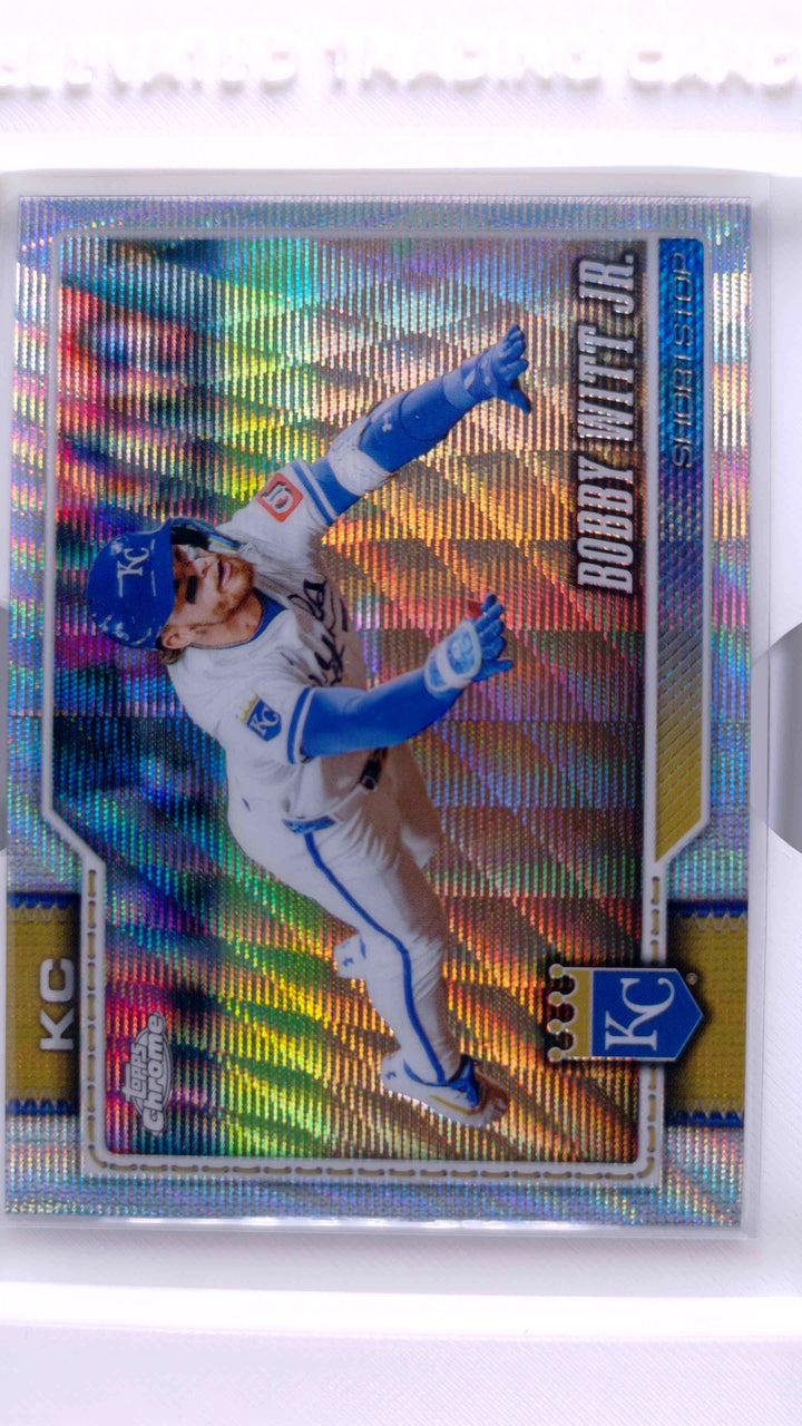2026 Topps Chrome Baseball Bobby Witt Jr. #12 Wave Refractor — Front