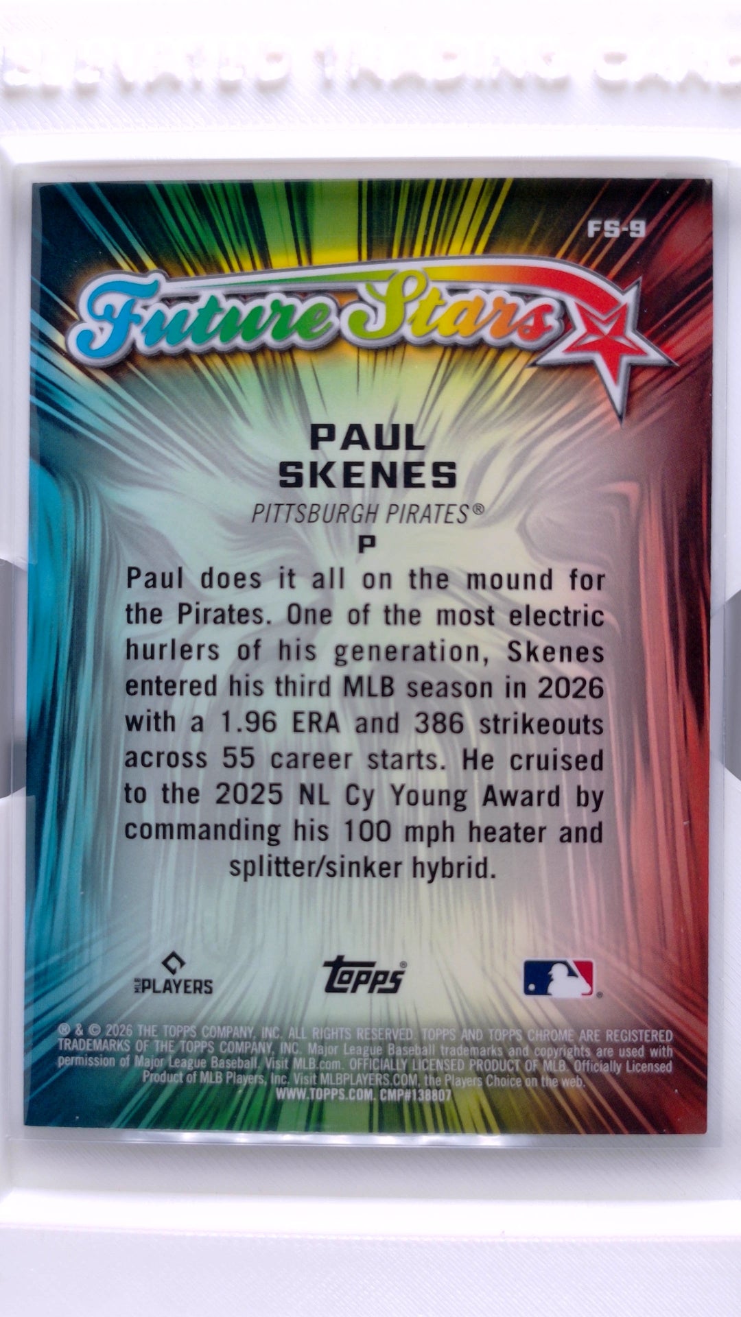 #FS-9 Paul Skenes Future Stars - back