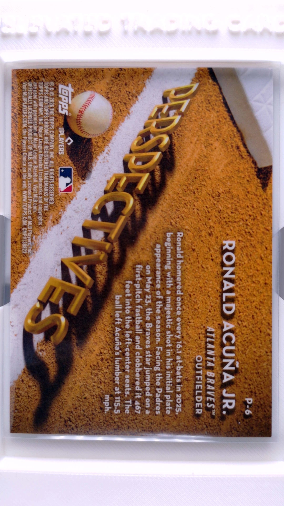 #P-6 Ronald Acuña Jr. Perspectives - back