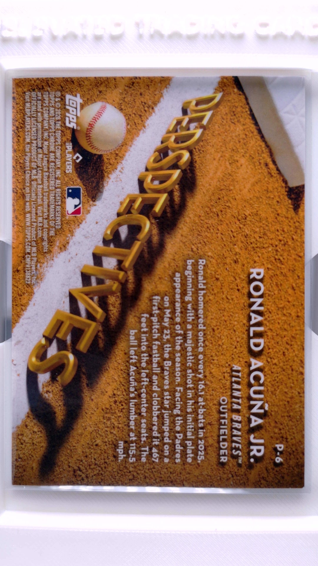 #P-6 Ronald Acuña Jr. Perspectives - back