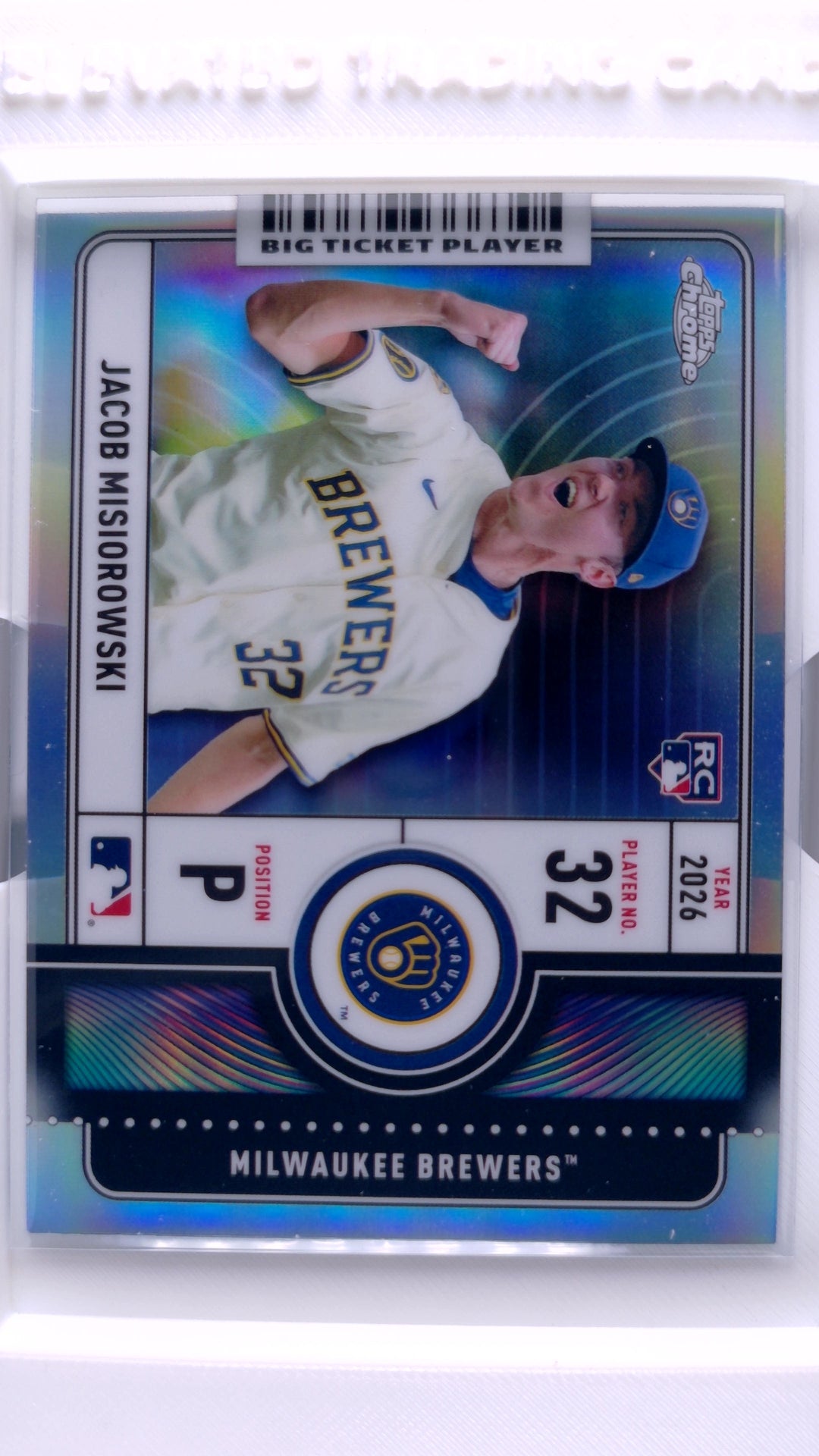 #BTP-2 Jacob Misiorowski Rookie Big Ticket Players - front