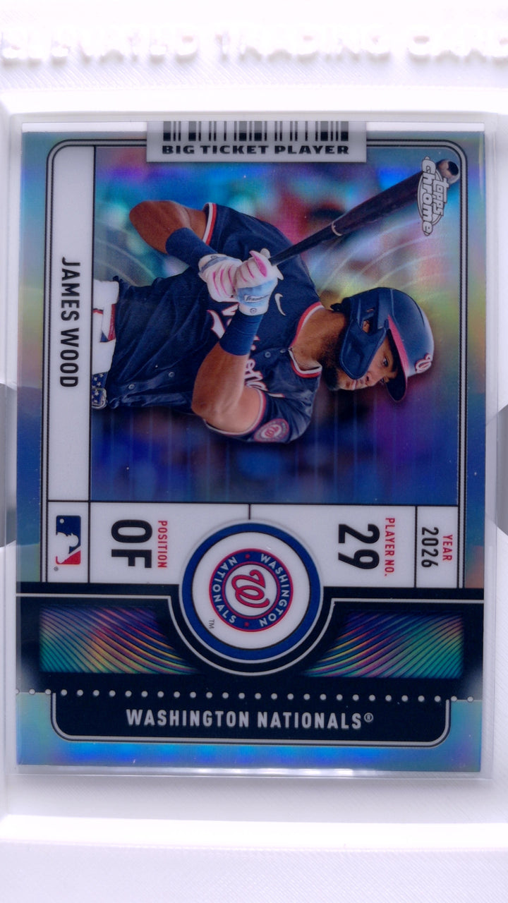 2026 Topps Chrome Baseball James Wood #BTP-15 Big Ticket Players — Front