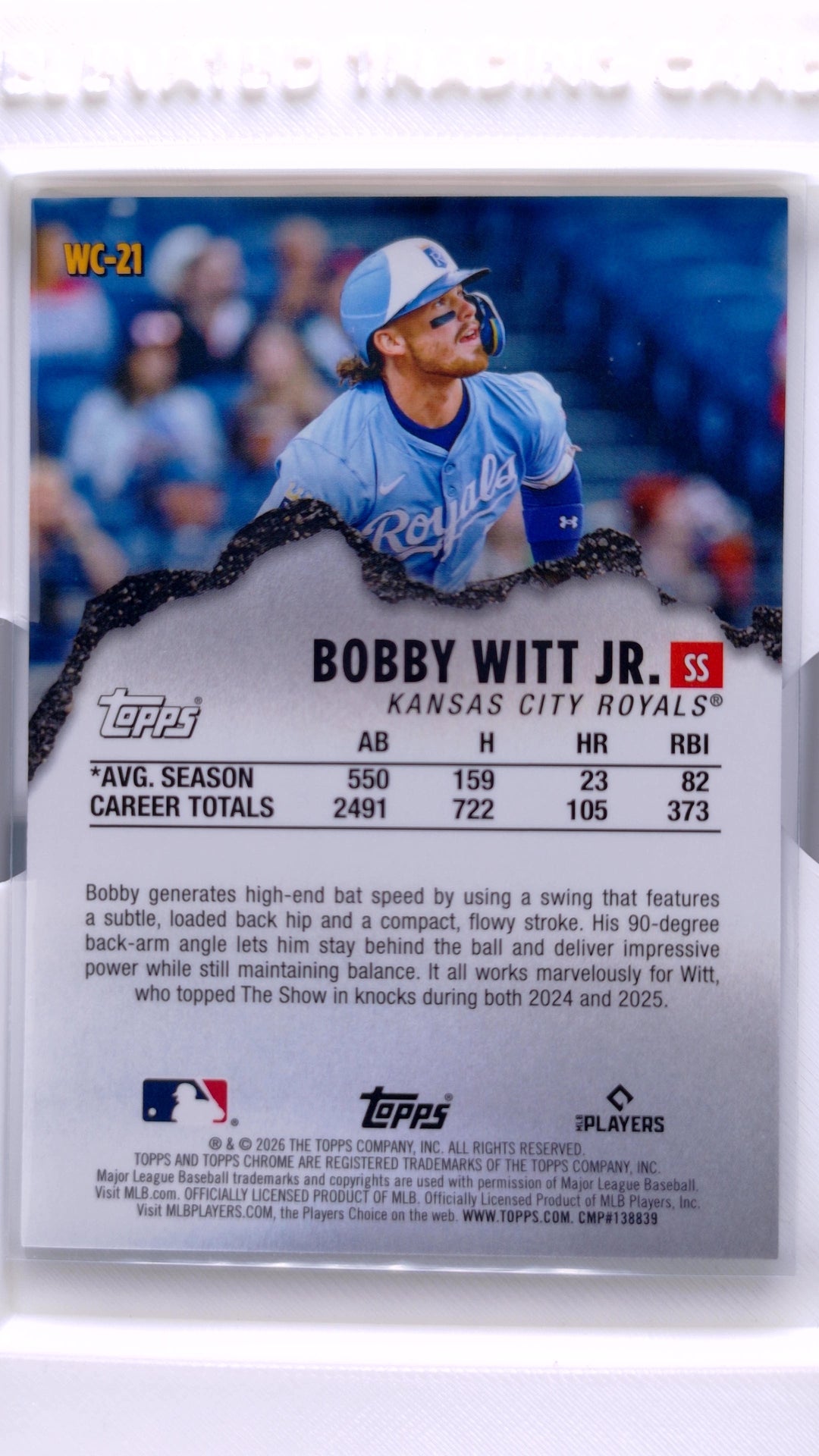 #WC-21 Bobby Witt Jr. Wrecking Crew - back