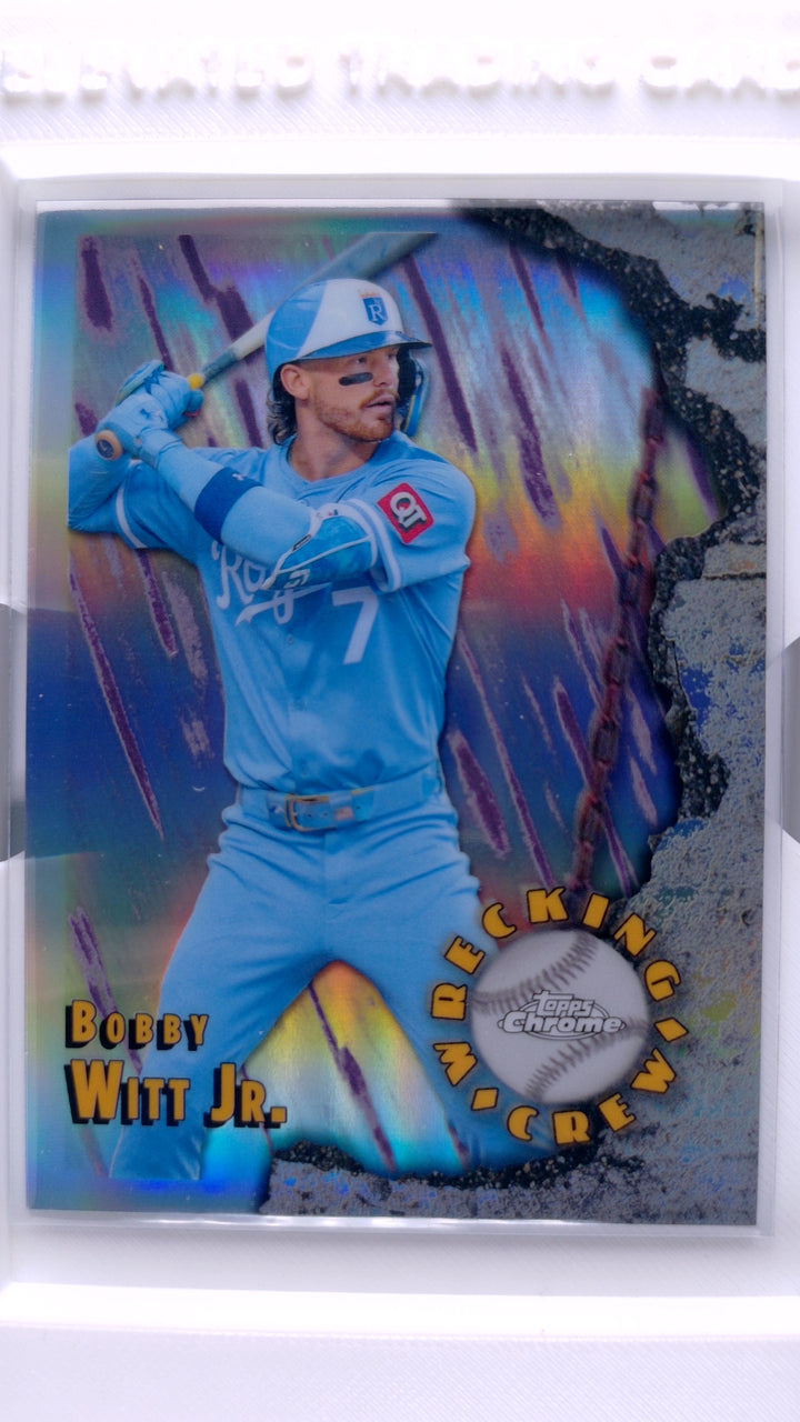 2026 Topps Chrome Baseball Bobby Witt Jr. #WC-21 Wrecking Crew — Front