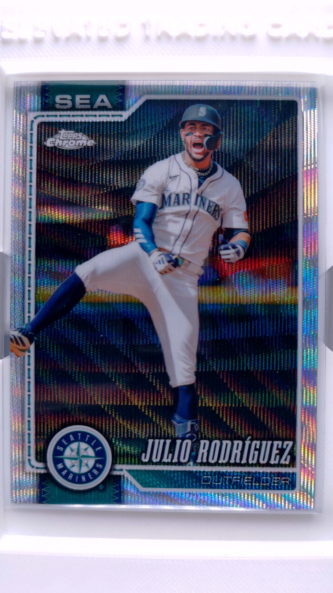 #149 Julio Rodríguez Wave Refractor - front