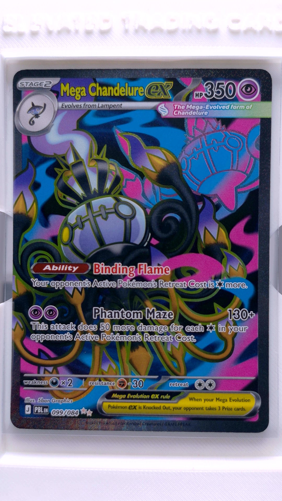 #99 Mega Chandelure ex Ultra Rare - front