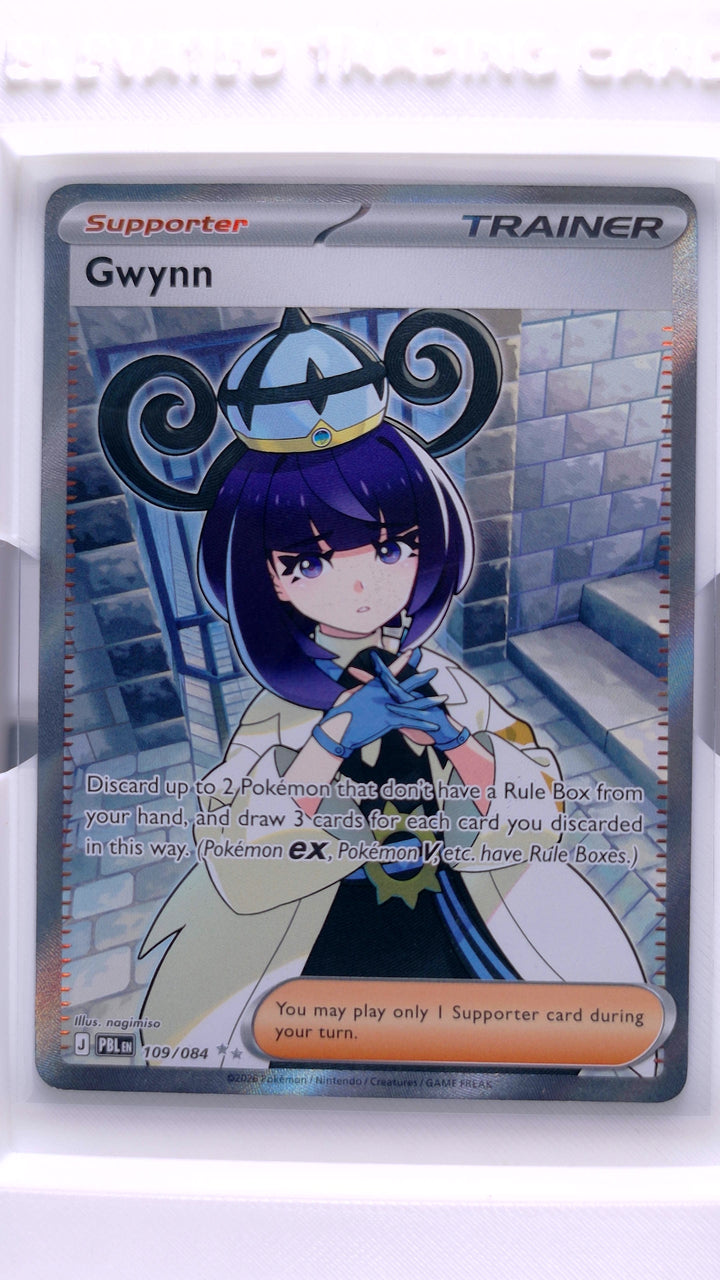 Pokémon TCG: Mega Evolution — Pitch Black Gwynn #109 Ultra Rare — Front