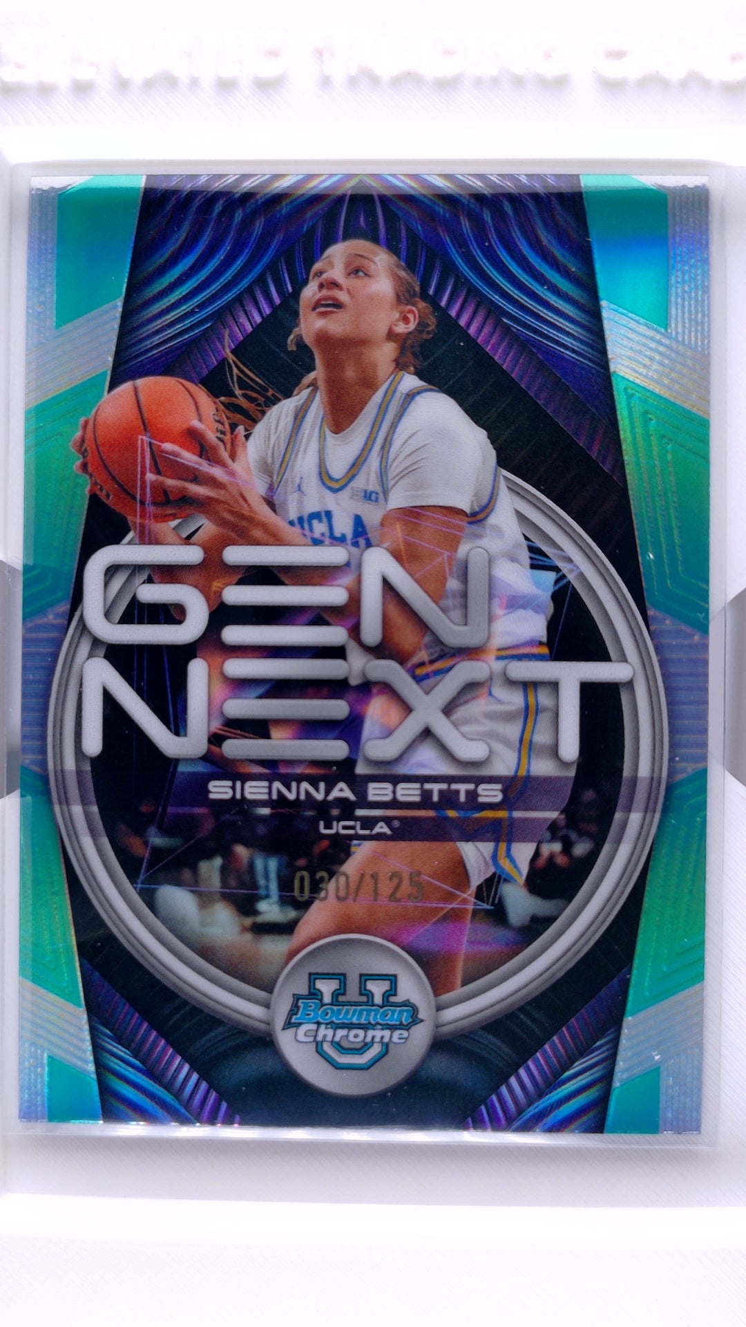#GN-6 Sienna Betts Gen Next Aqua Refractor #30/125 - front