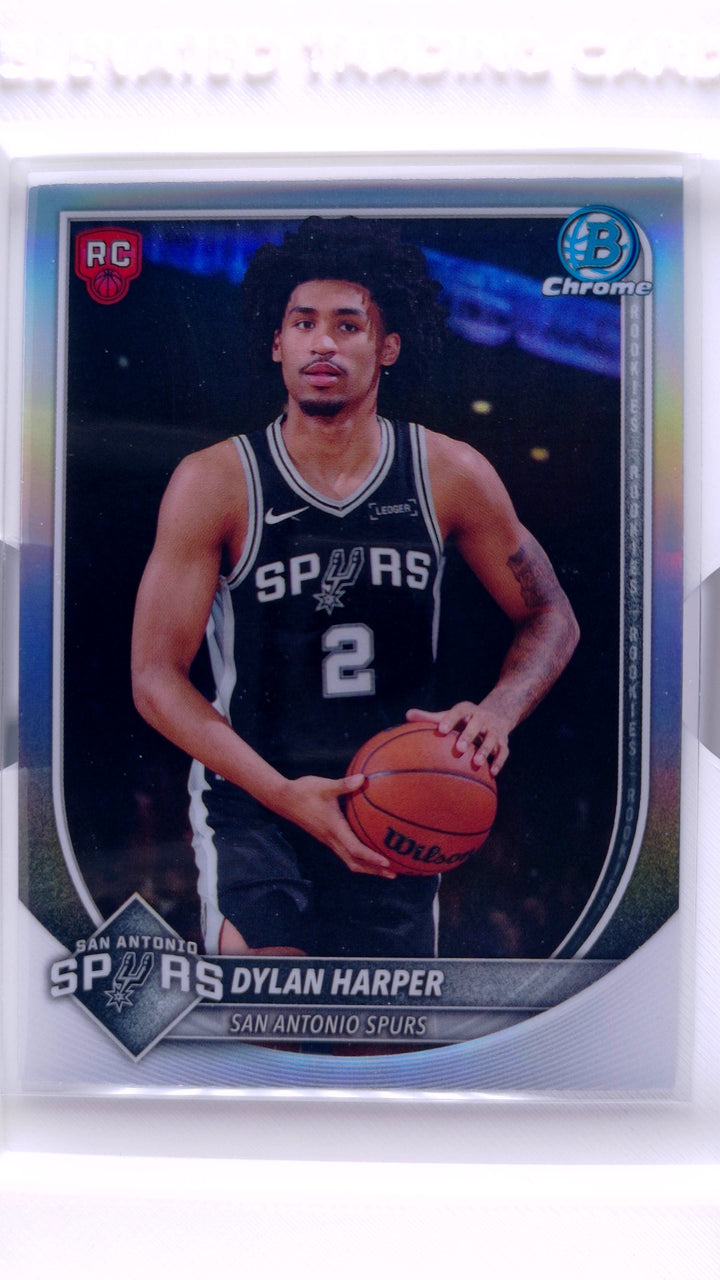 2025 Bowman Basketball Dylan Harper #BRR-2 Red Rookie Variations RC — Front