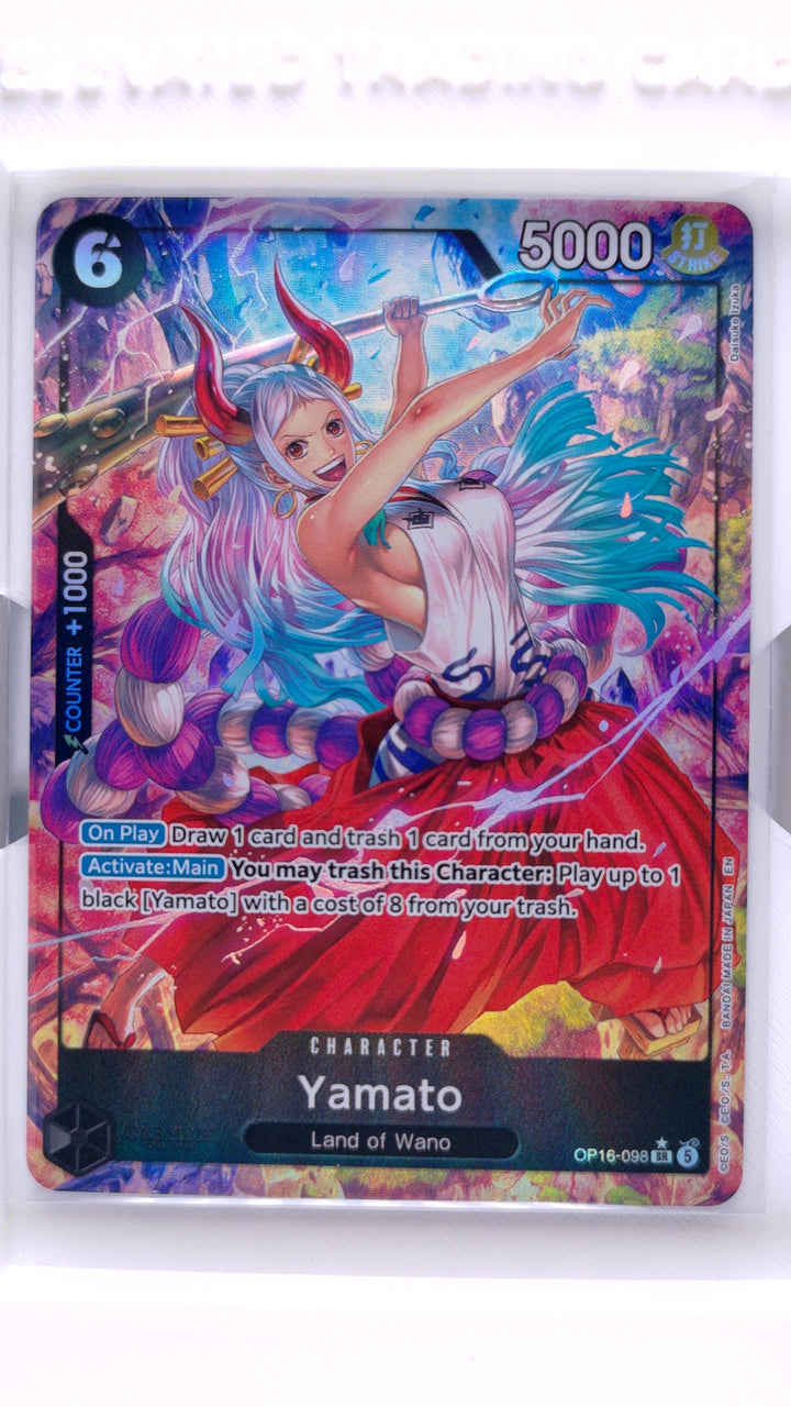 One Piece Card Game: The Time of Battle [OP-16] Yamato #OP16-098 SR (Super Rare) Alternate Art — Front