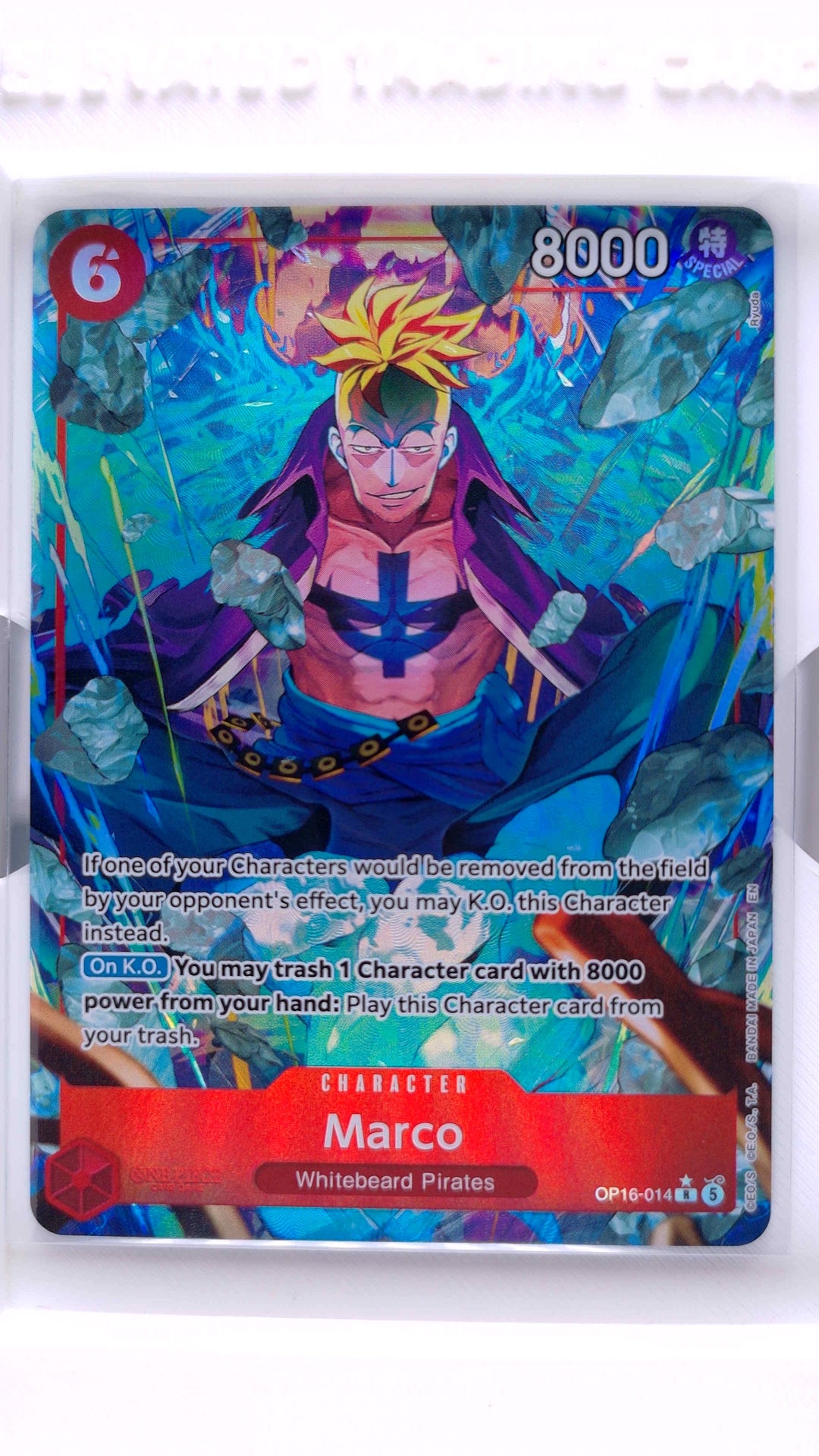 #OP16-014 Marco Alternate Art R (Rare) - front