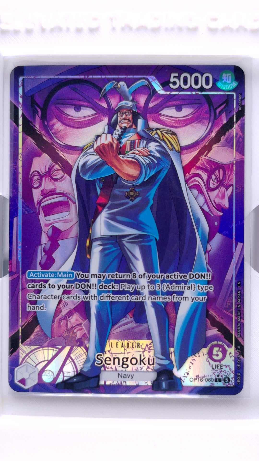 #OP16-060 Sengoku Alternate Art L (Leader) - front