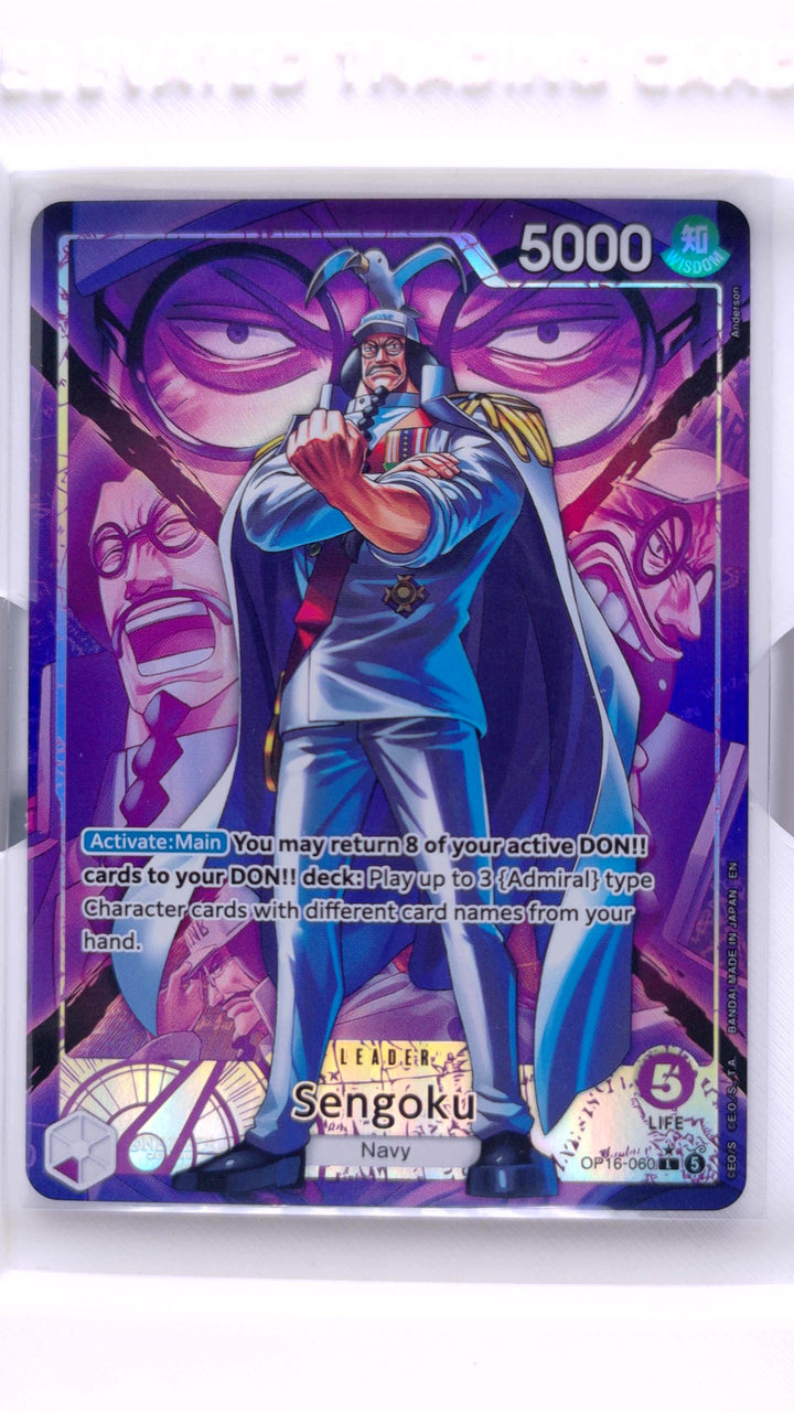 One Piece Card Game: The Time of Battle [OP-16] Sengoku #OP16-060 L (Leader) Alternate Art — Front