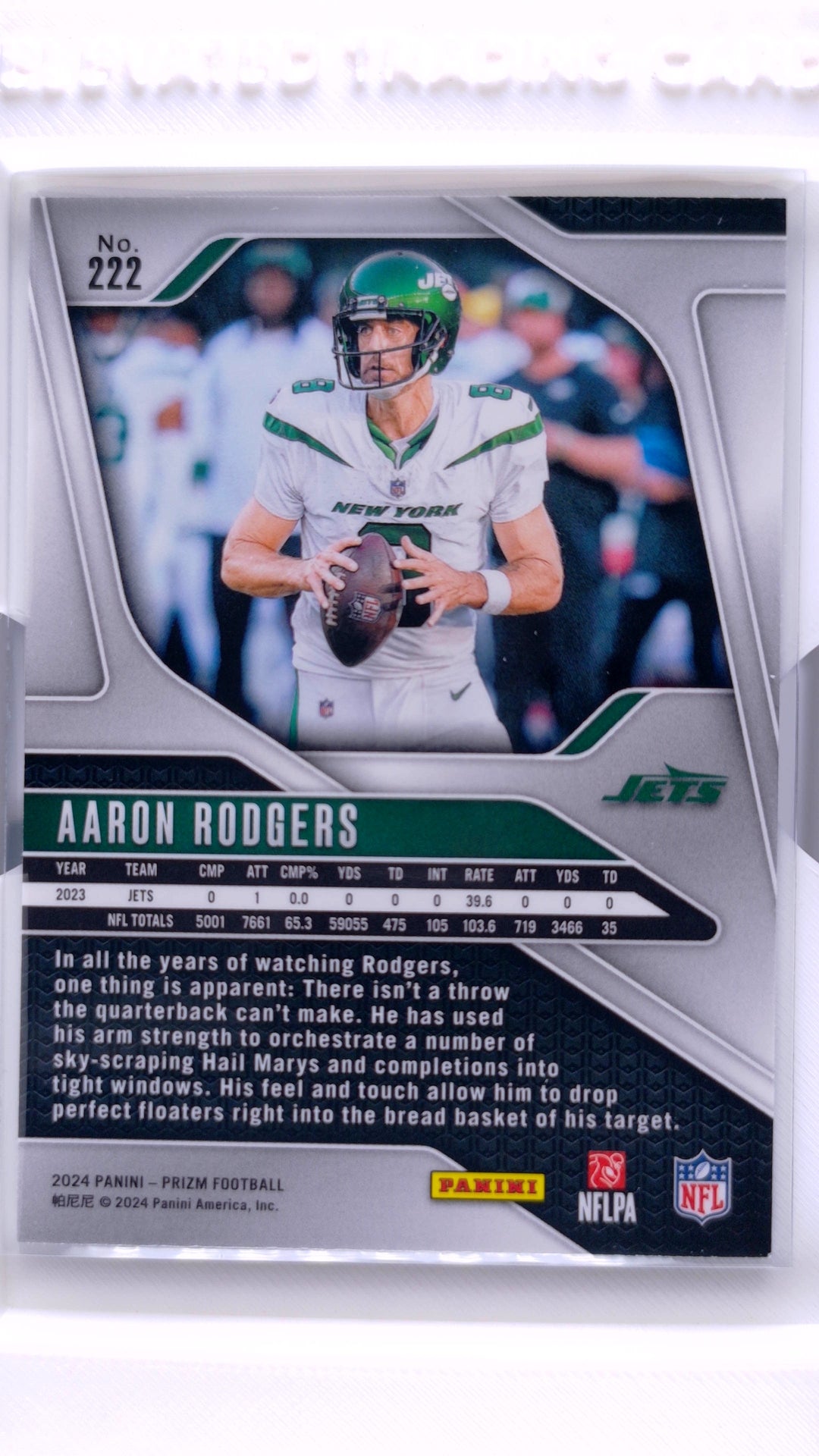 #222 Aaron Rodgers - back