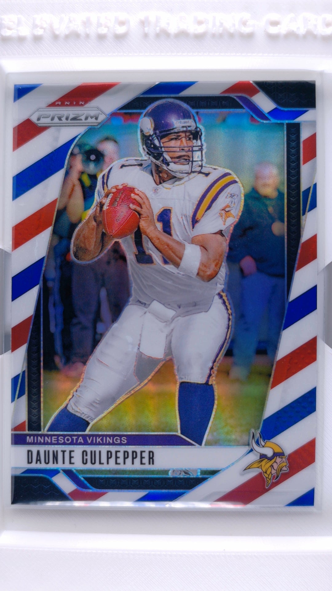 #193 Daunte Culpepper Red, White And Blue Prizm - front