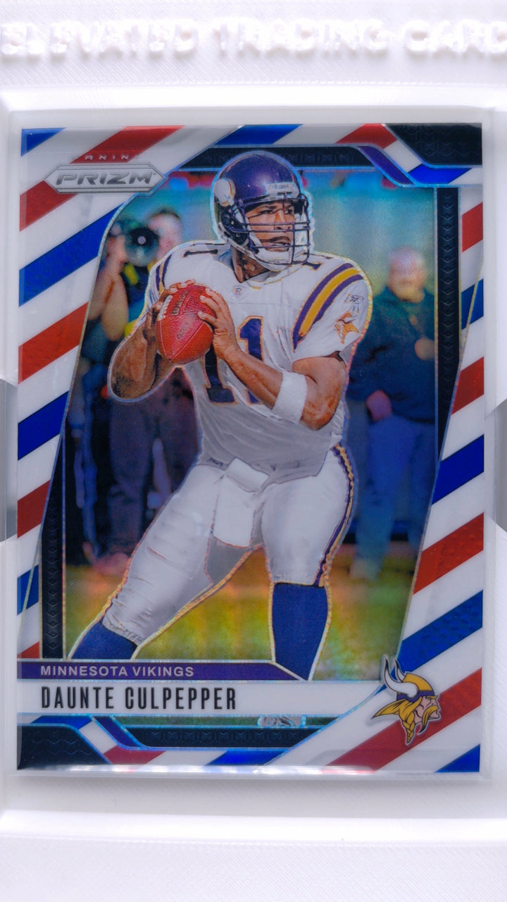 2024 Panini Prizm Football Daunte Culpepper #193 Red, White And Blue Prizm — Front