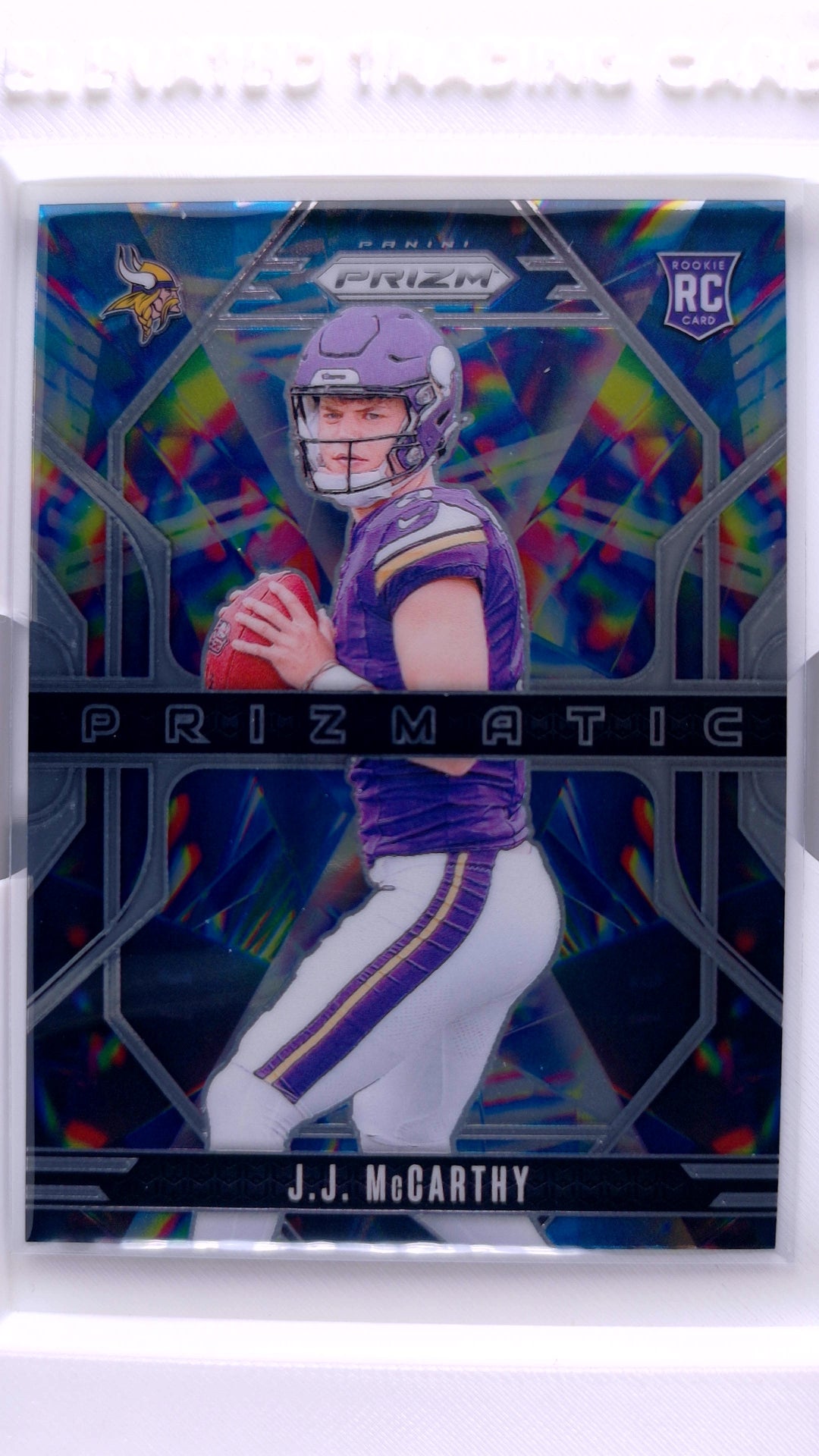 #8 J.J. McCarthy Rookie Prizmatic - front