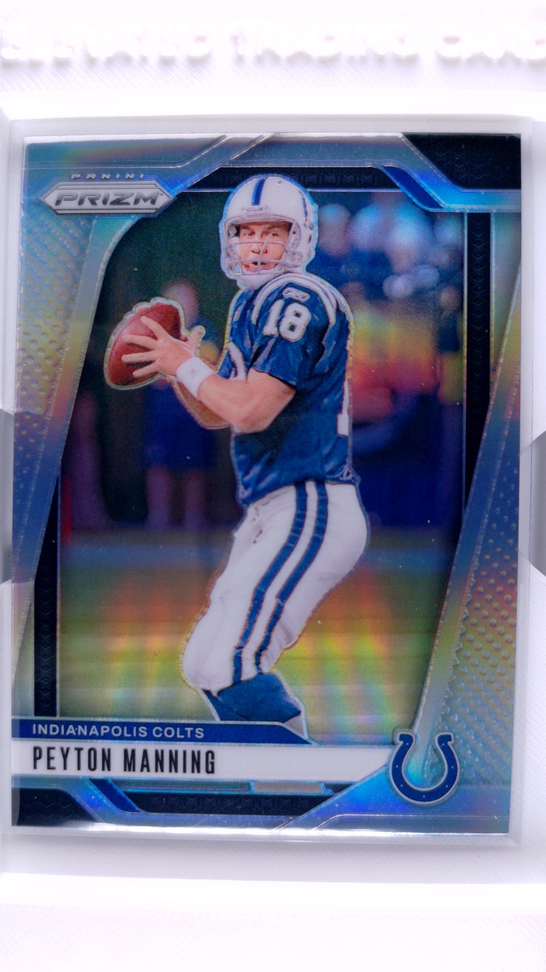 #126 Peyton Manning Silver Prizm - front