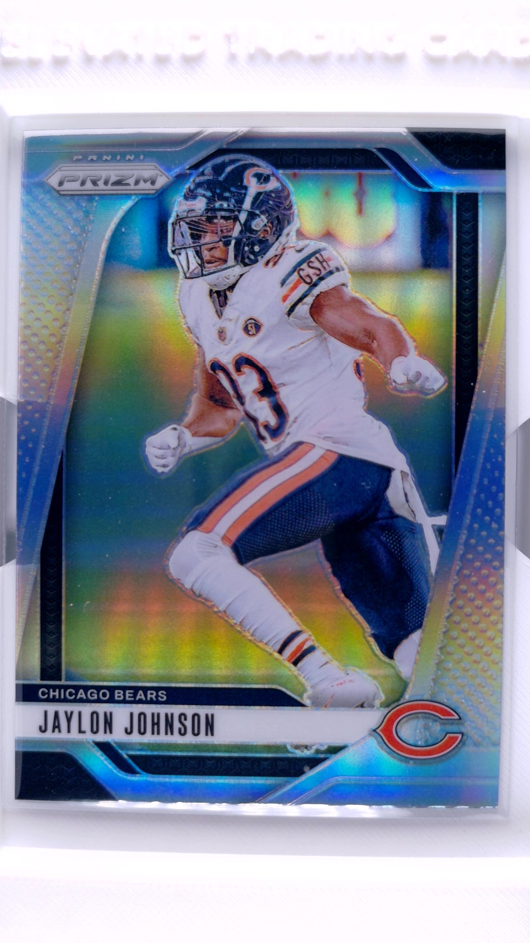 #51 Jaylon Johnson Silver Prizm - front