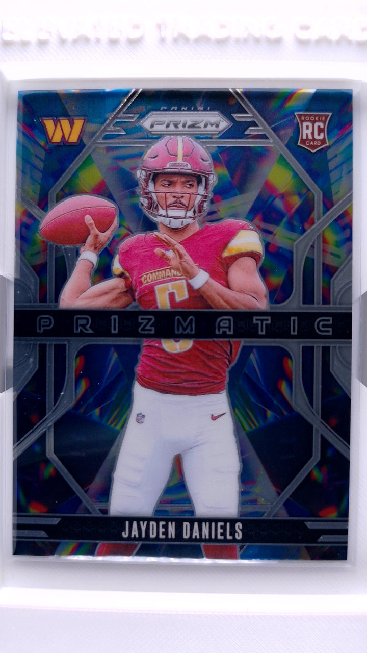 2024 Panini Prizm Football Jayden Daniels #3 Color Blast RC — Front